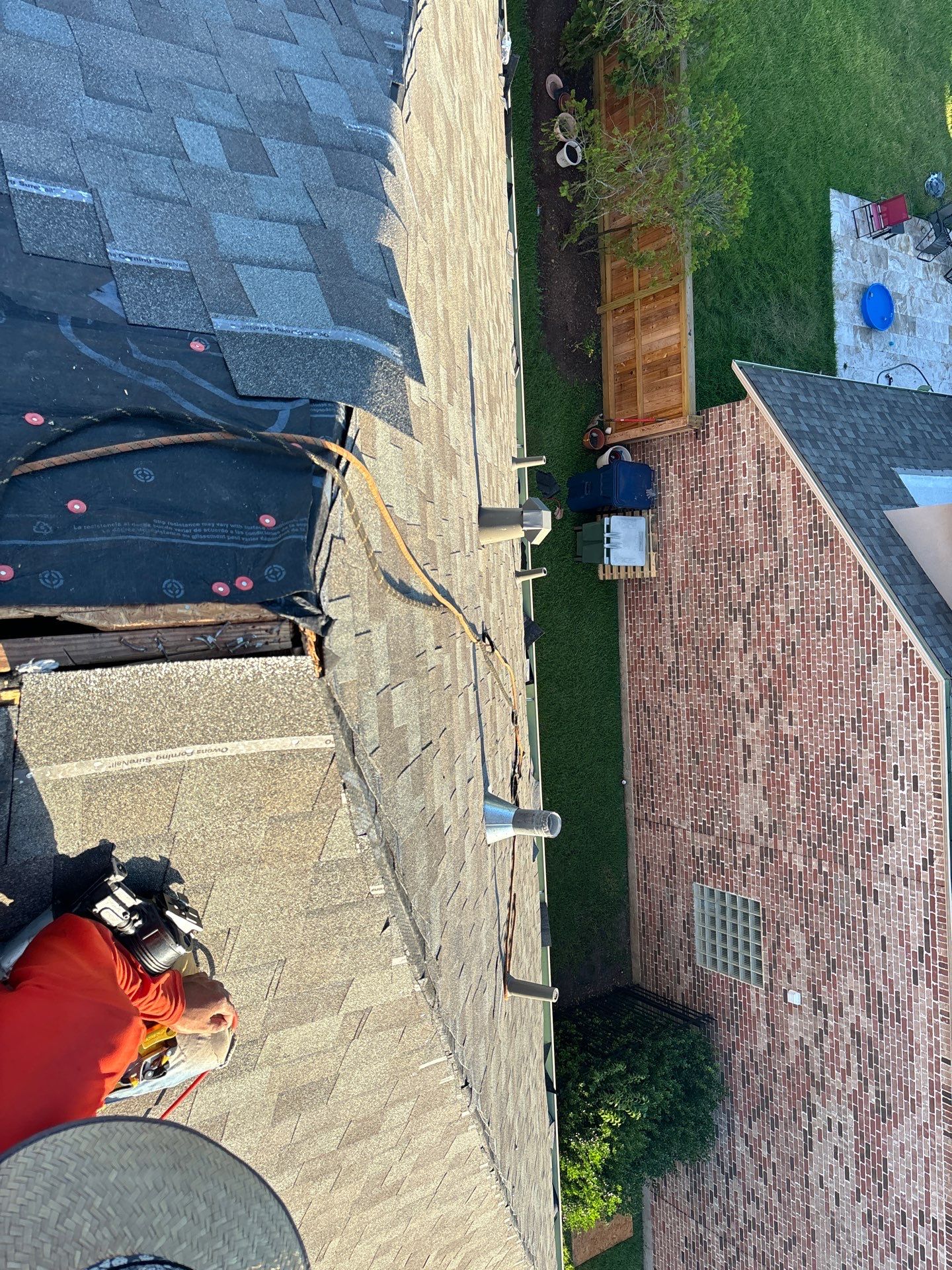 Residential Roofing Installation using Owen's Corning Duration (Lifetime) Shingles by Roof Repair Company