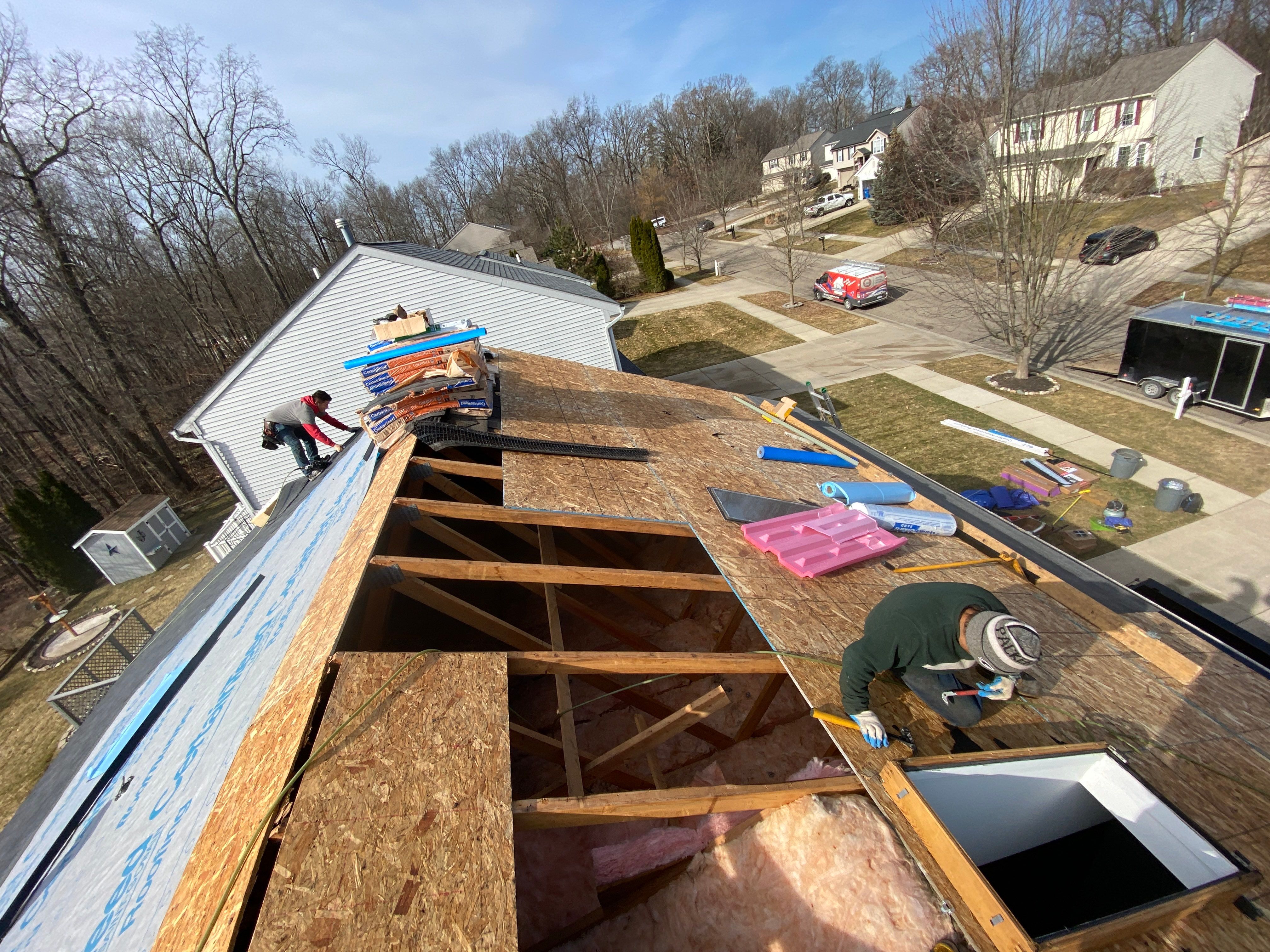 Roof Replacement using Certainteed Landmark Climate-Flex by 180 Contractors