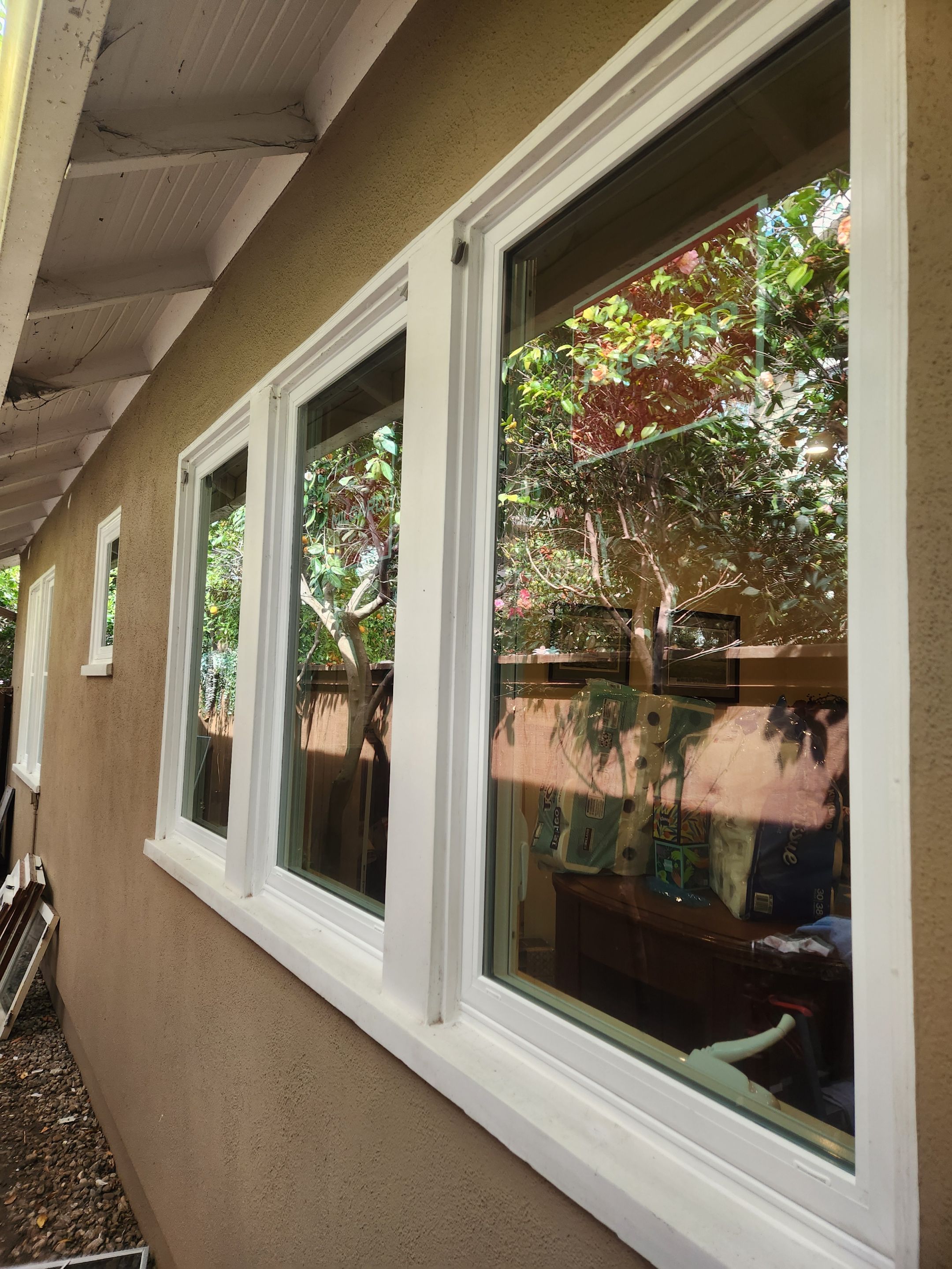 Window Installation using Milgard Ultra series, Fiberglass windows with SDL grids by American Window Company