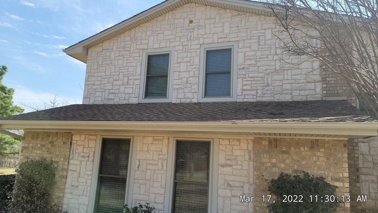 Leak Repair over Master Bedroom and Bathroom by Tex-Line Roofing