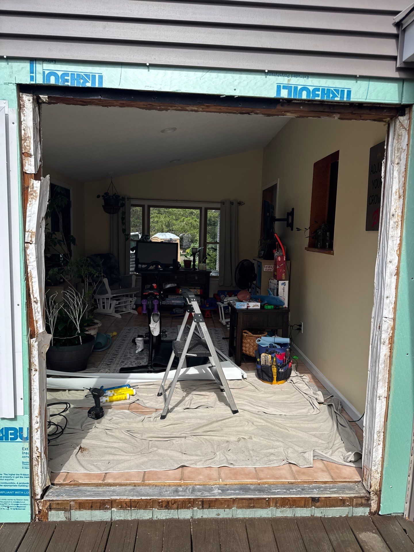 Patio Door and Window Installation Using Infinity by Marvin by DiGiorgi Roofing and Siding Inc