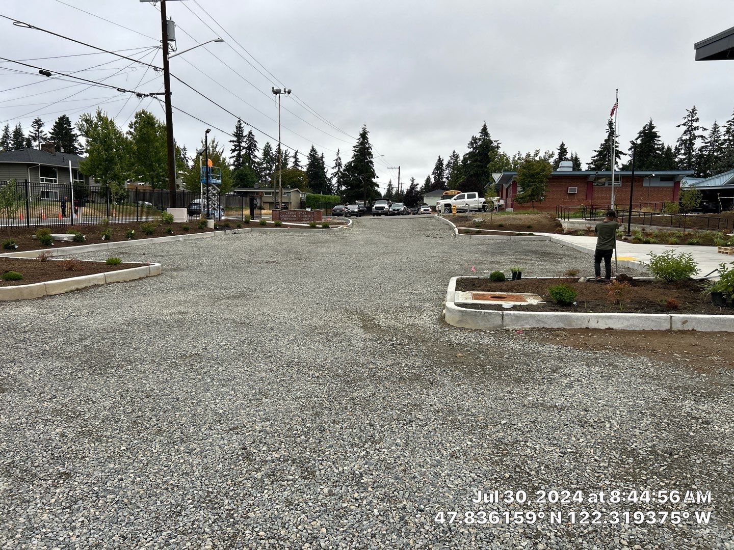 Cedar Park | Christian School Asphalt Parking Lot Repair  by Jireh Asphalt & Concrete Inc 