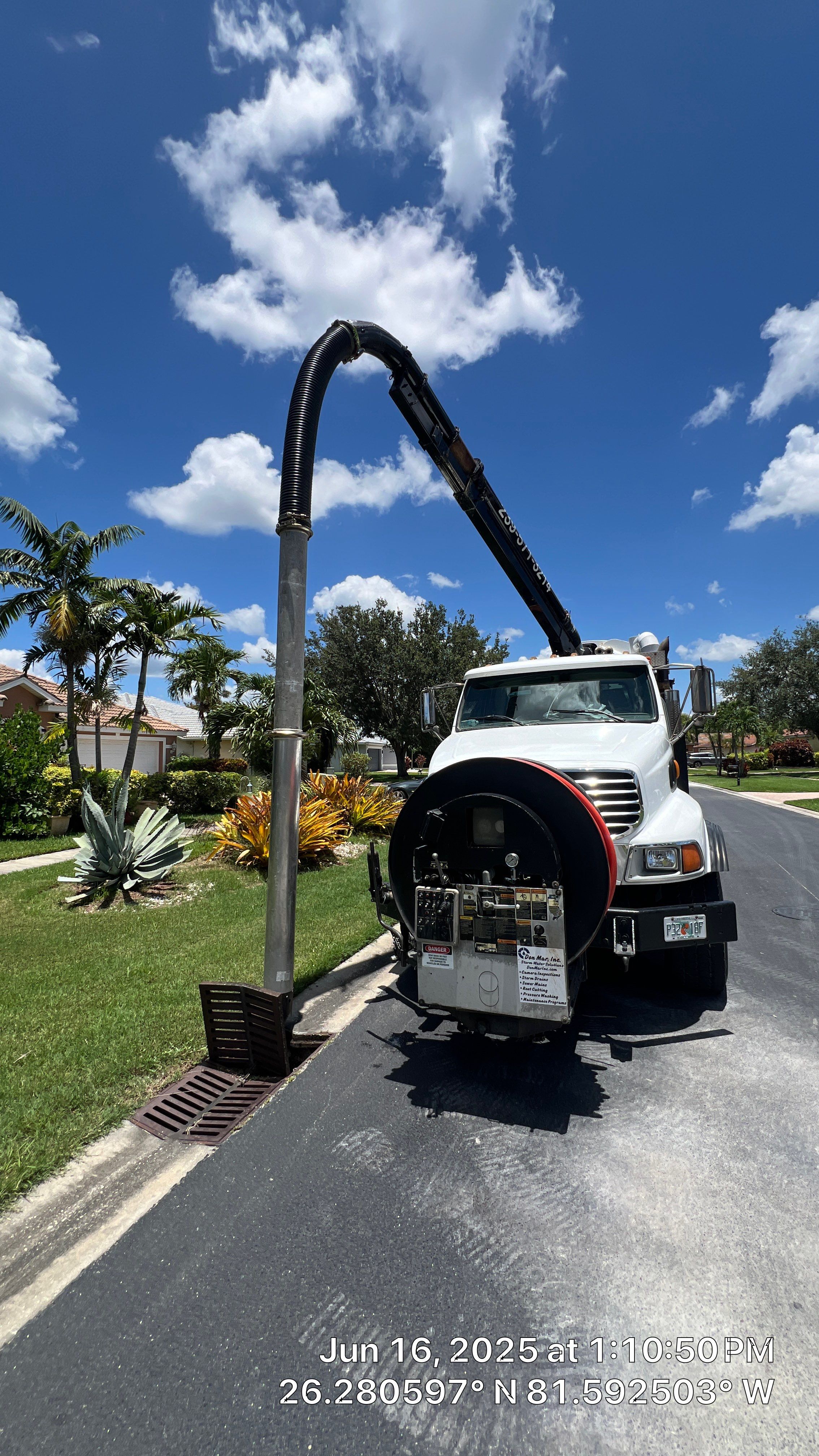 Naples Association Stormwater System Cleaning by Don Mar, Inc. Storm Water Solutions