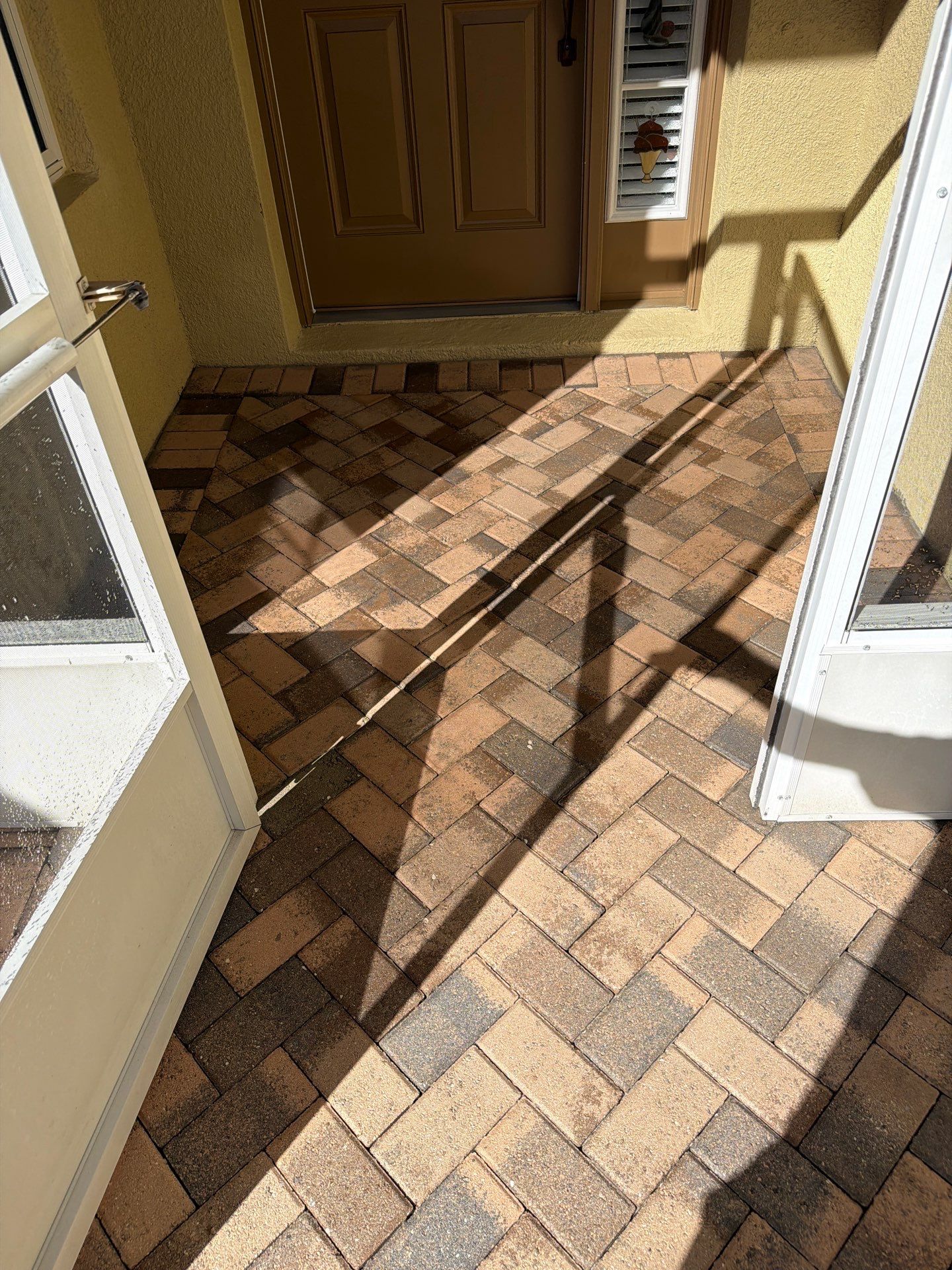 Full exterior surface restoration in Kingspoint Sun City Center by Supreme Paver Experts