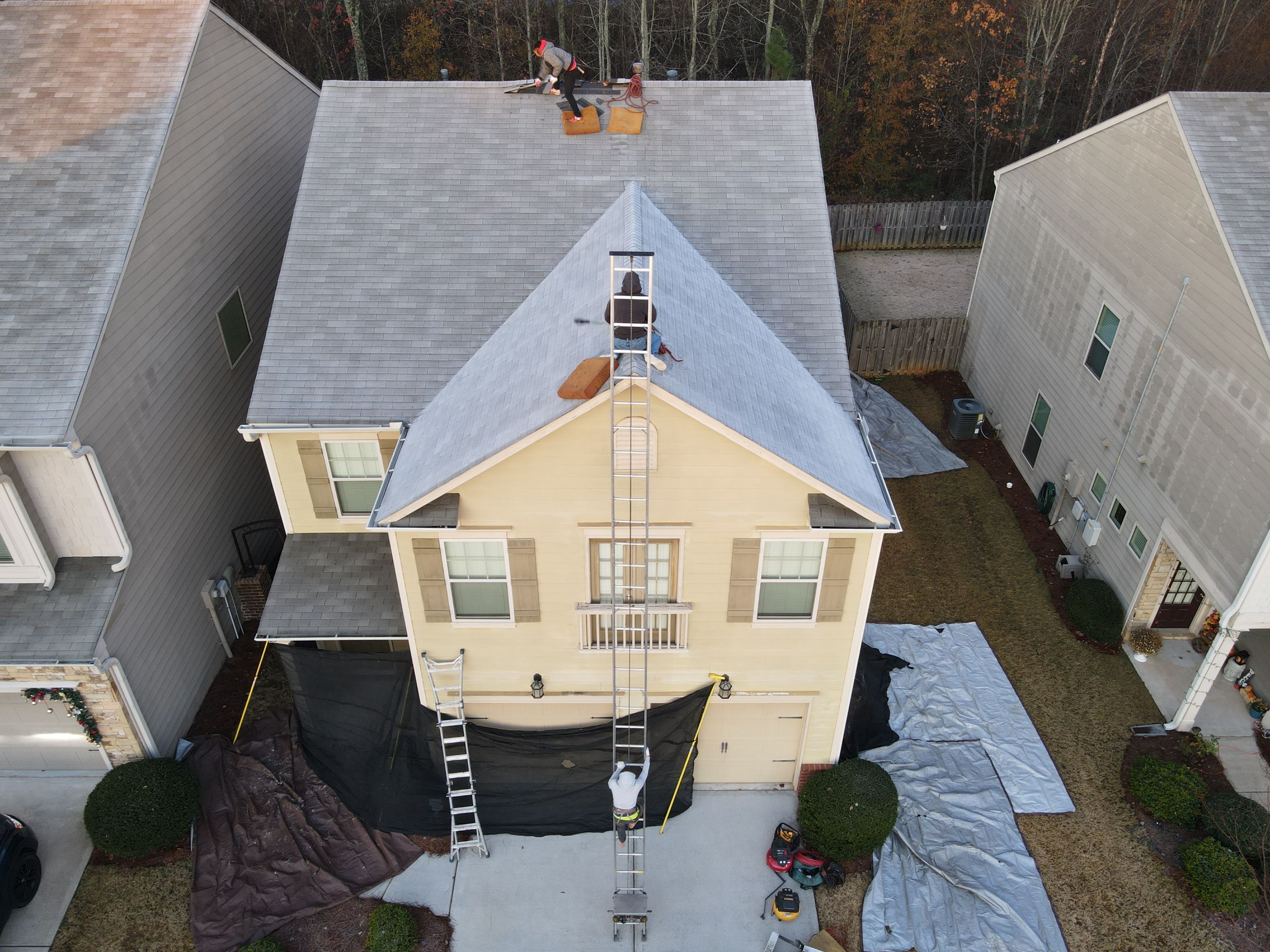 Residential Roofing Installation using Owens Corning by Inspector Roofing and Restoration