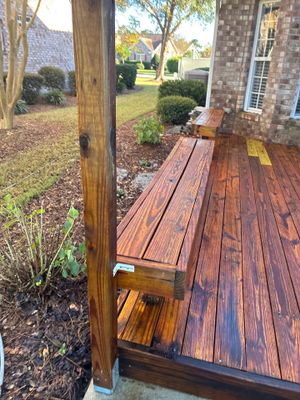 Deck using Wood Sealant