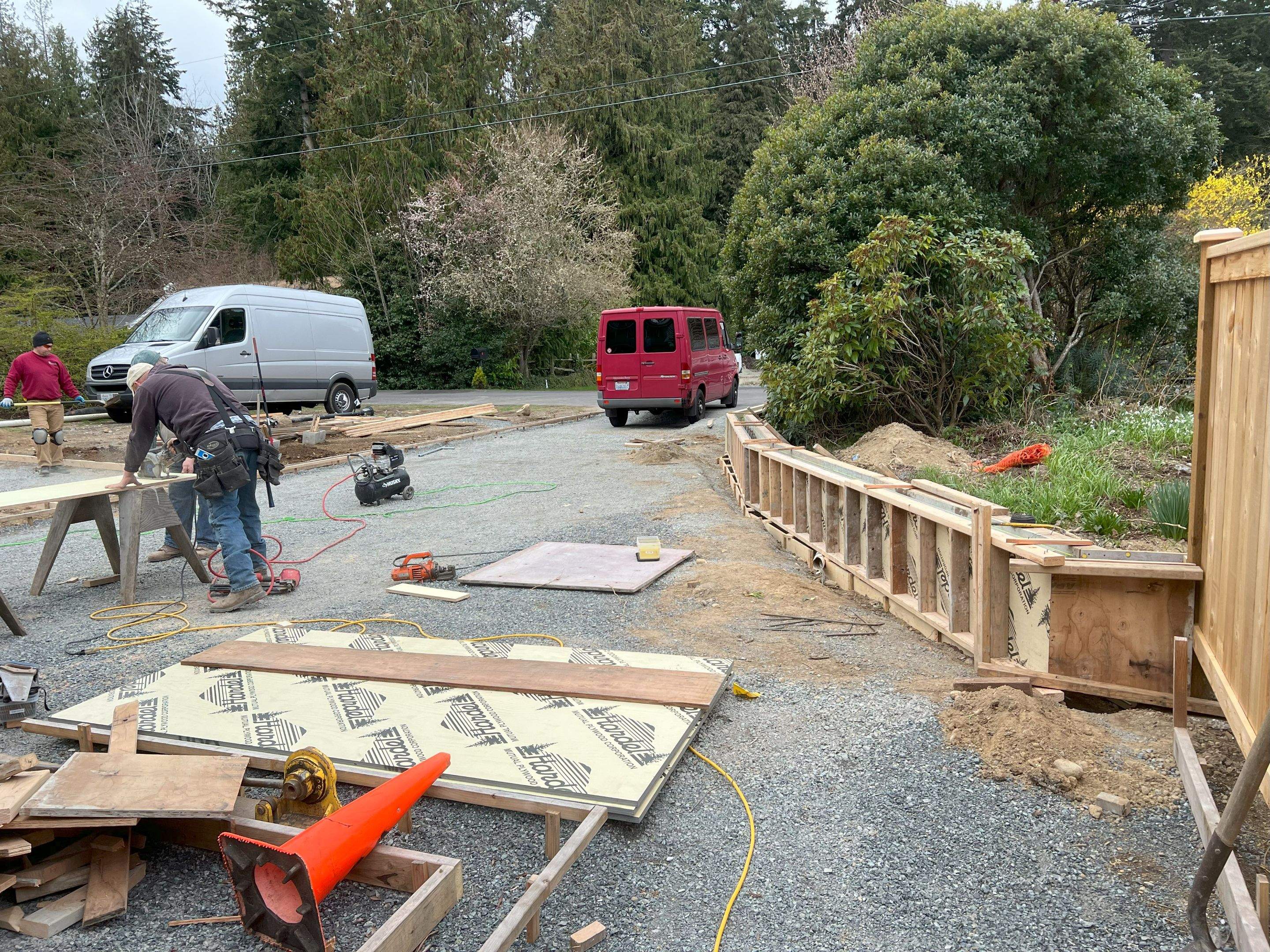 Concrete Driveway Makeover | Edmonds  by Jireh Asphalt & Concrete Inc 