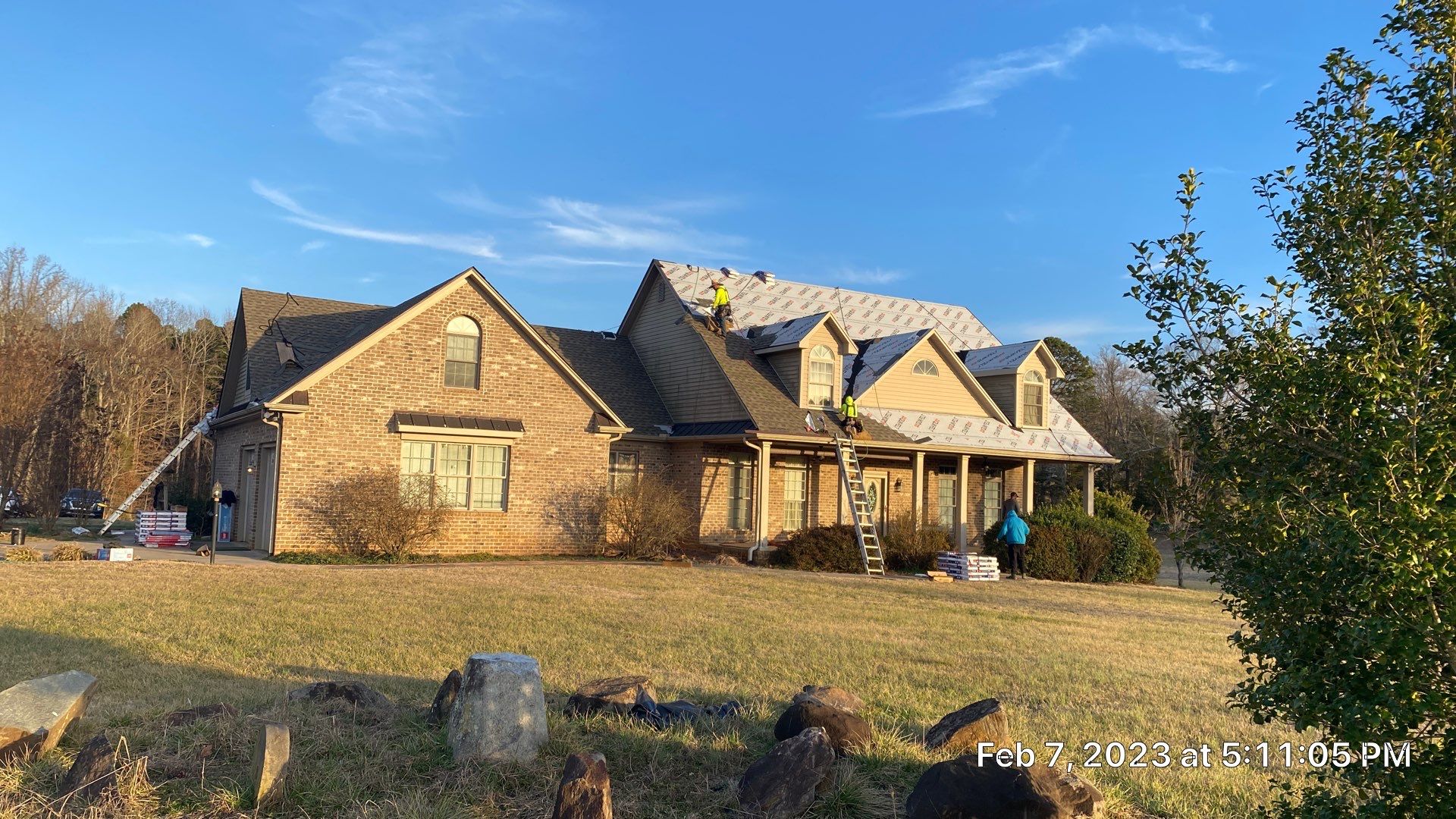 GAF Weathered Wood and Custom Copper by Just In Time Roofing and Restoration