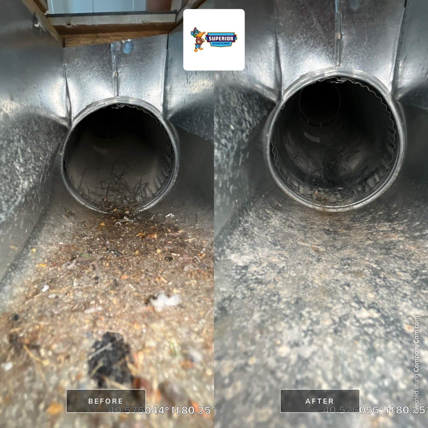 Air Duct Cleaning With a Vacuum Truck in Aliquippa, PA by Superior Air Duct Cleaning