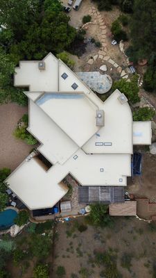 Tan Silicone Applied to a Stunning Residential Property in Calabasas