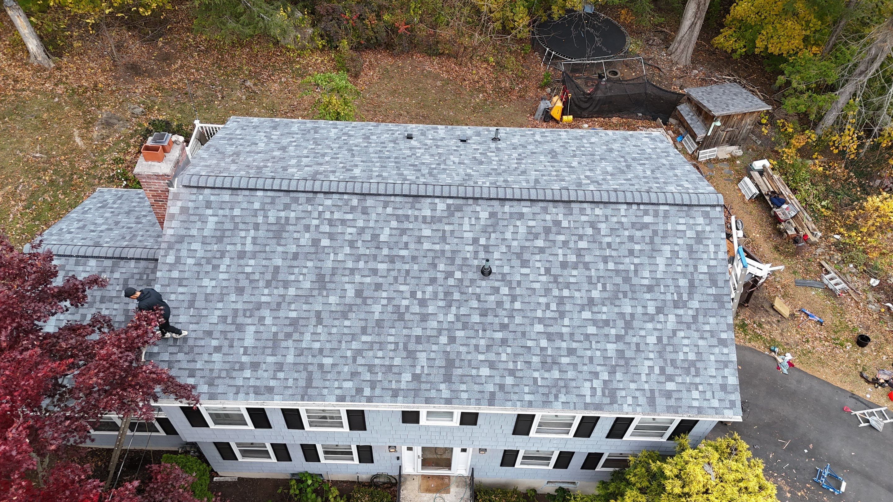 Owens Corning Duration: Slatestone Gray in Guilford by Golden Shield Roofing
