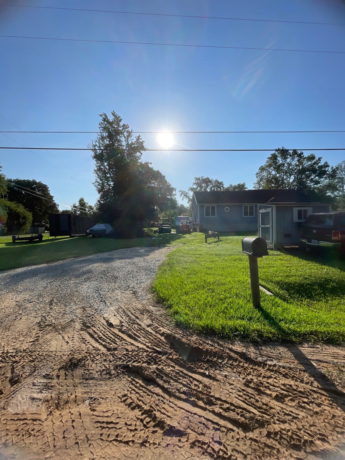 Residential Asphalt Millings Driveway Installation in Green Cove Springs by Burlington Concrete & Asphalt Inc 
