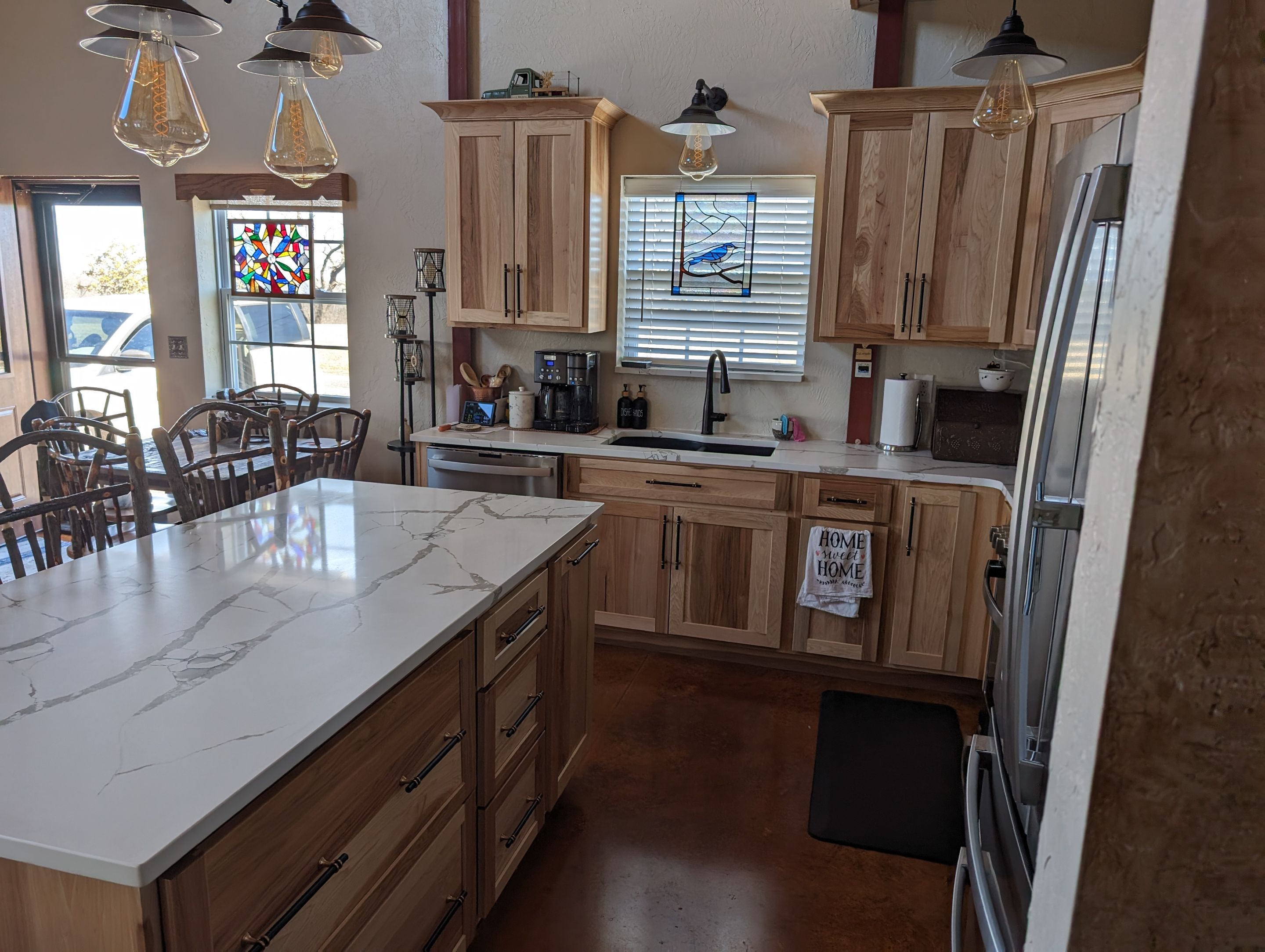 A Recent Barndominium Kitchen by Kitchen Works LLC