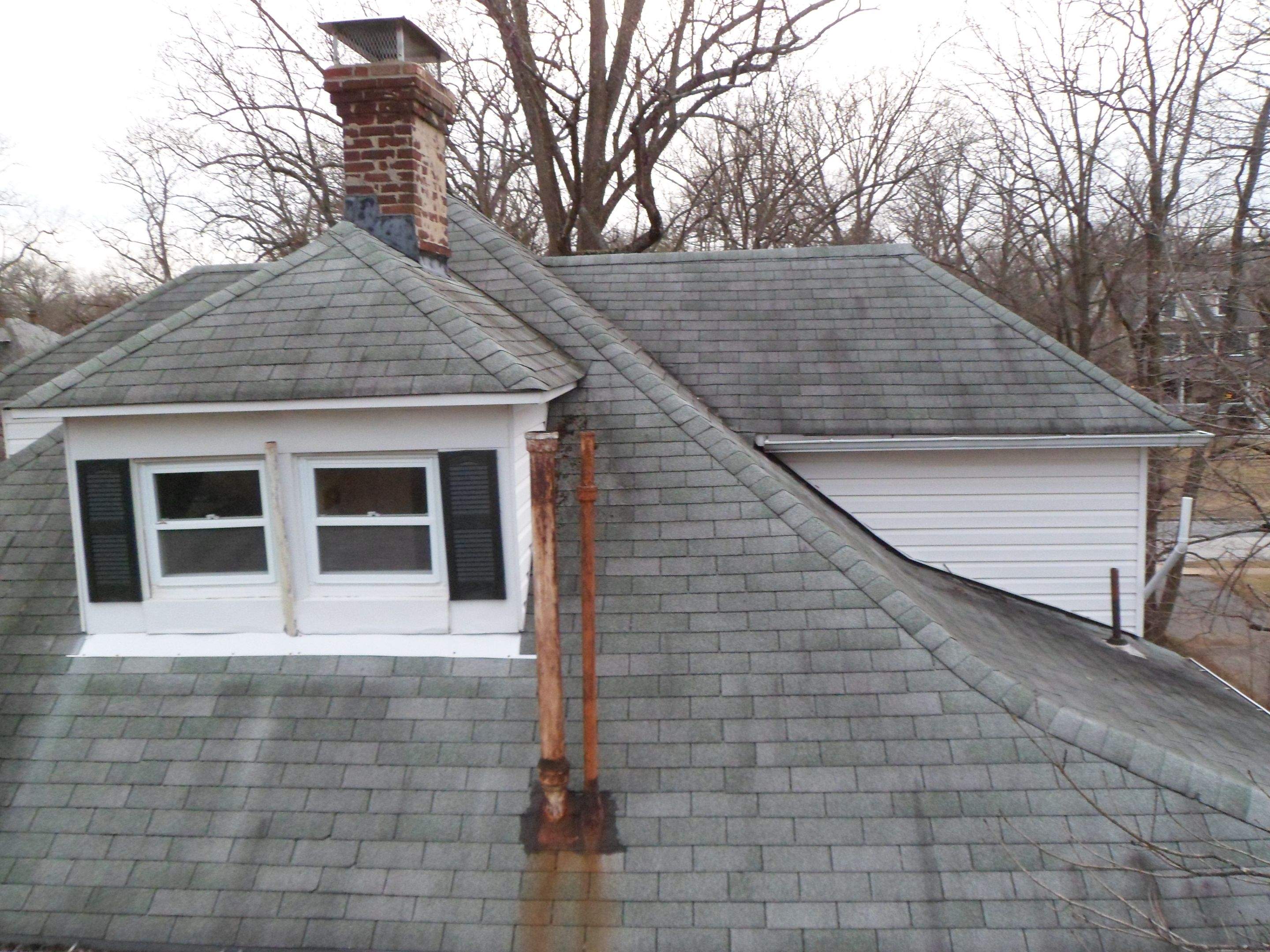 Residential Roofing Installation using Max Def Pewterwood by Alpha Design Services