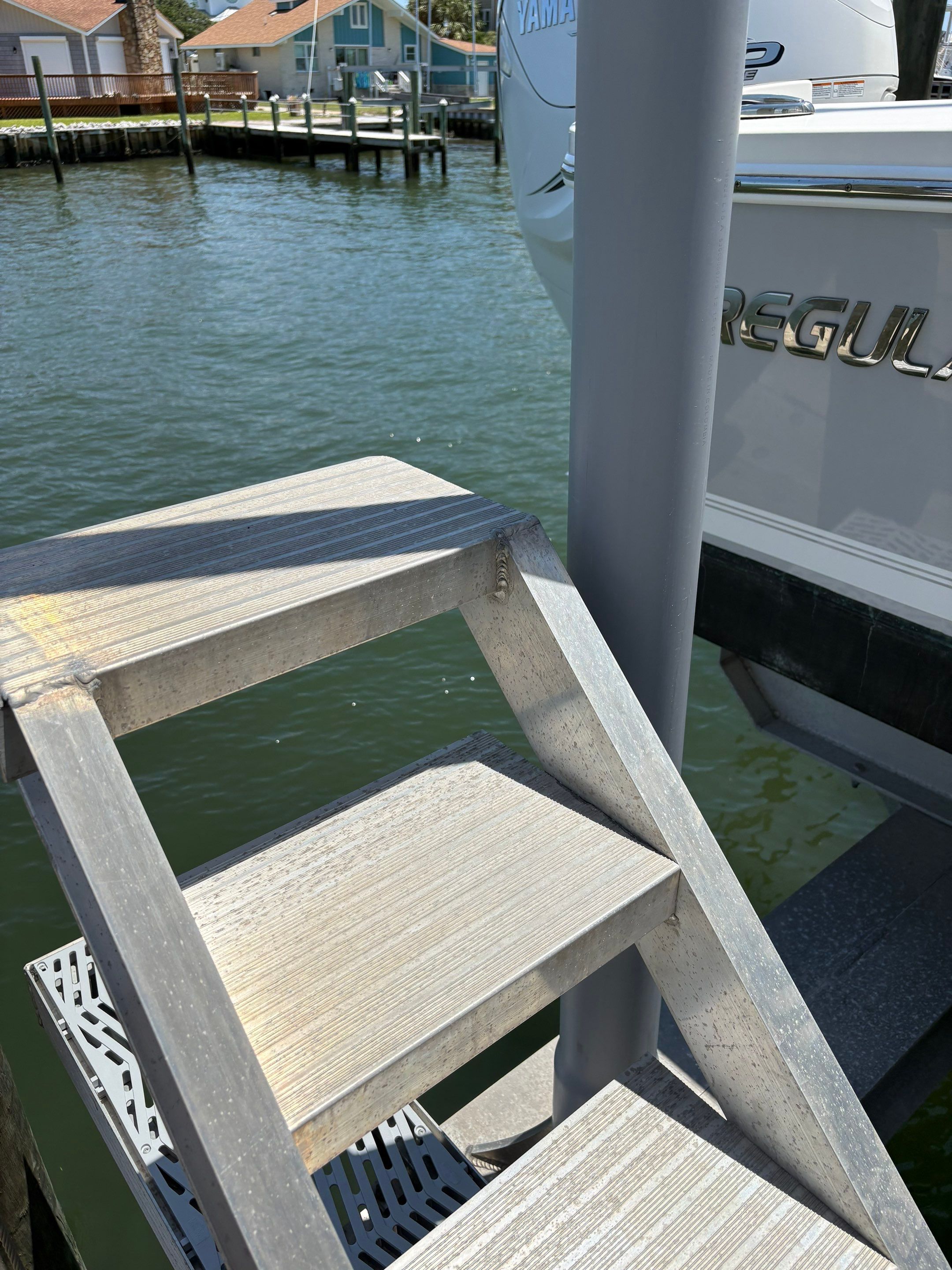 Boat Lift Setup & Adjustment for New Boat by Coastal Boat Lift Repair LLC