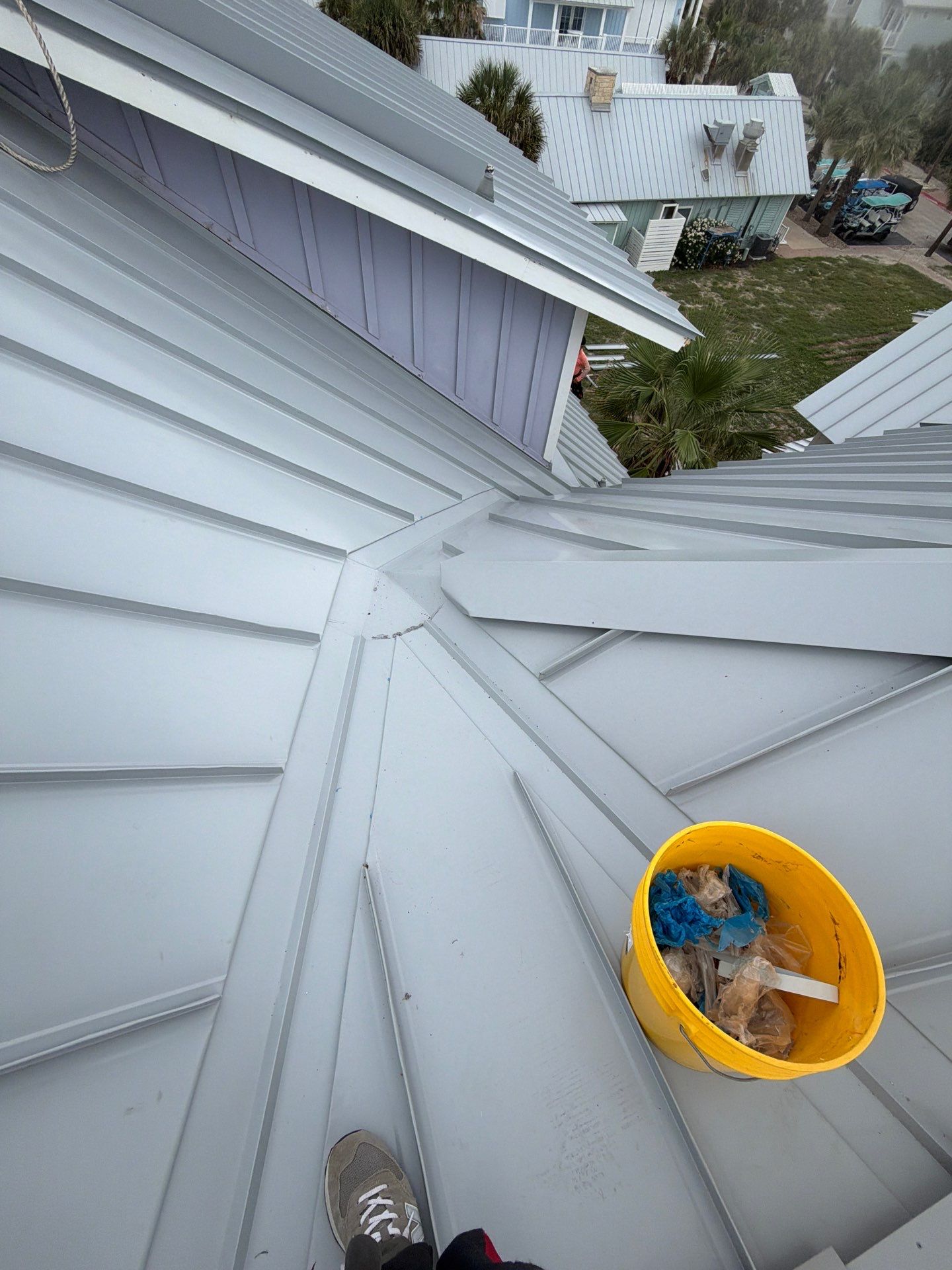 Residential Roof Replacement using .032 Standing Seam Doublelock - Aluminum by Action Exteriors Austin
