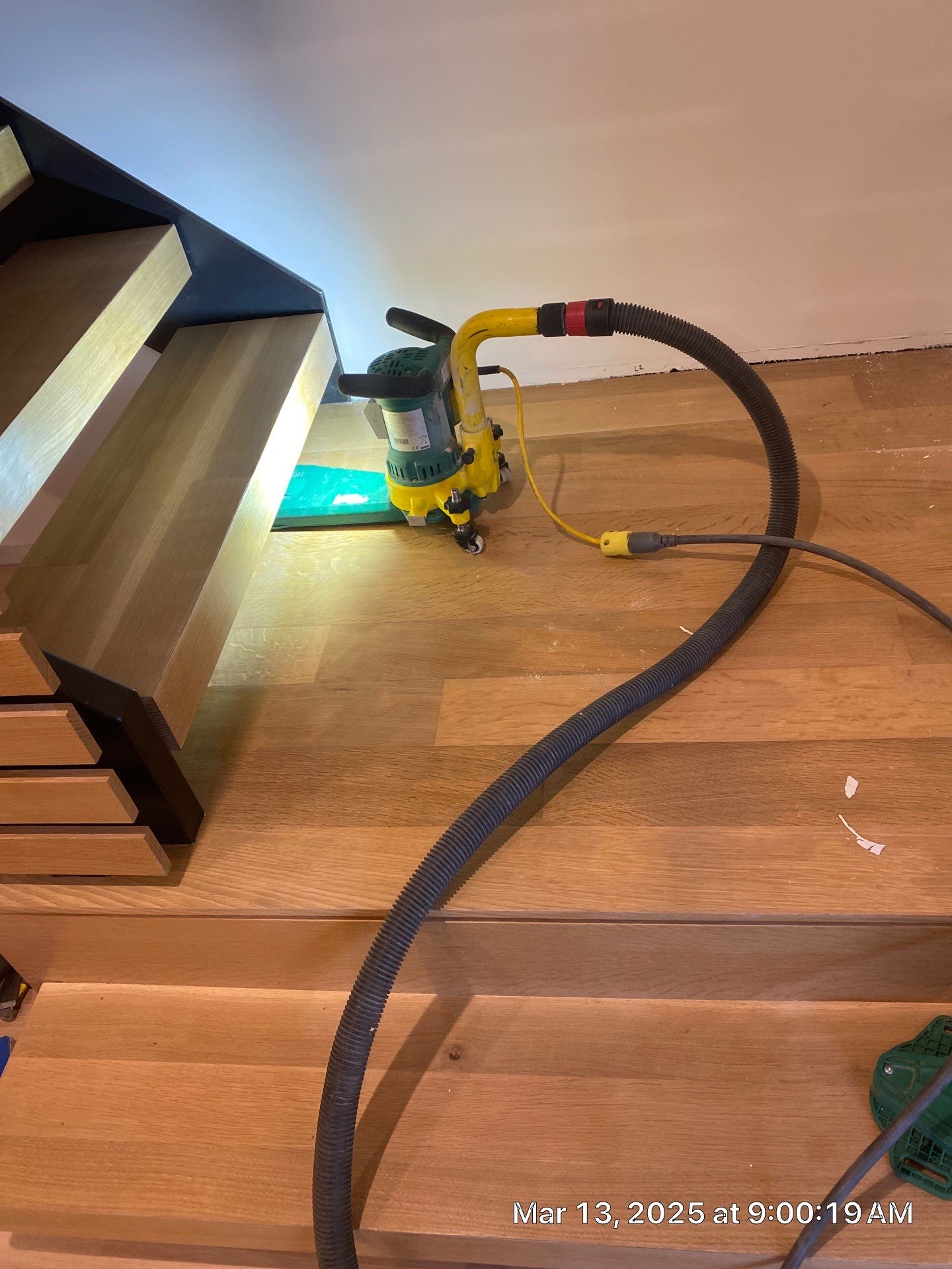 Basement Remodel using Engineered White Oak by RTBaldwin Hardwood Floors