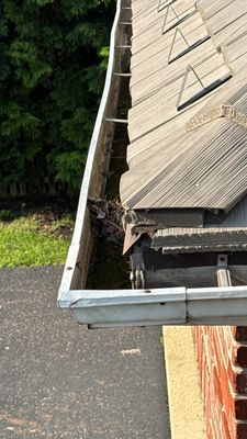 Turtle Shell gutter protection installation in Naperville, IL 60565, photograph 5