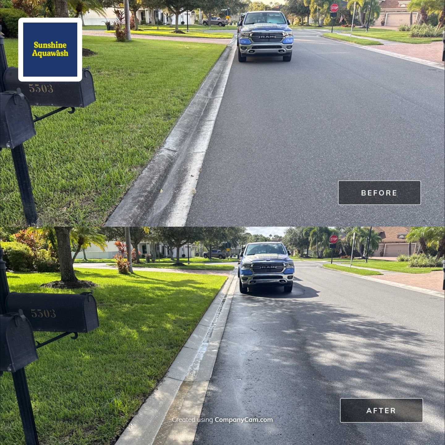 Paver Driveway & Sidewalk Cleaning – Oakleaf Hammock, Ellenton, FL by Sunshine AquaWash