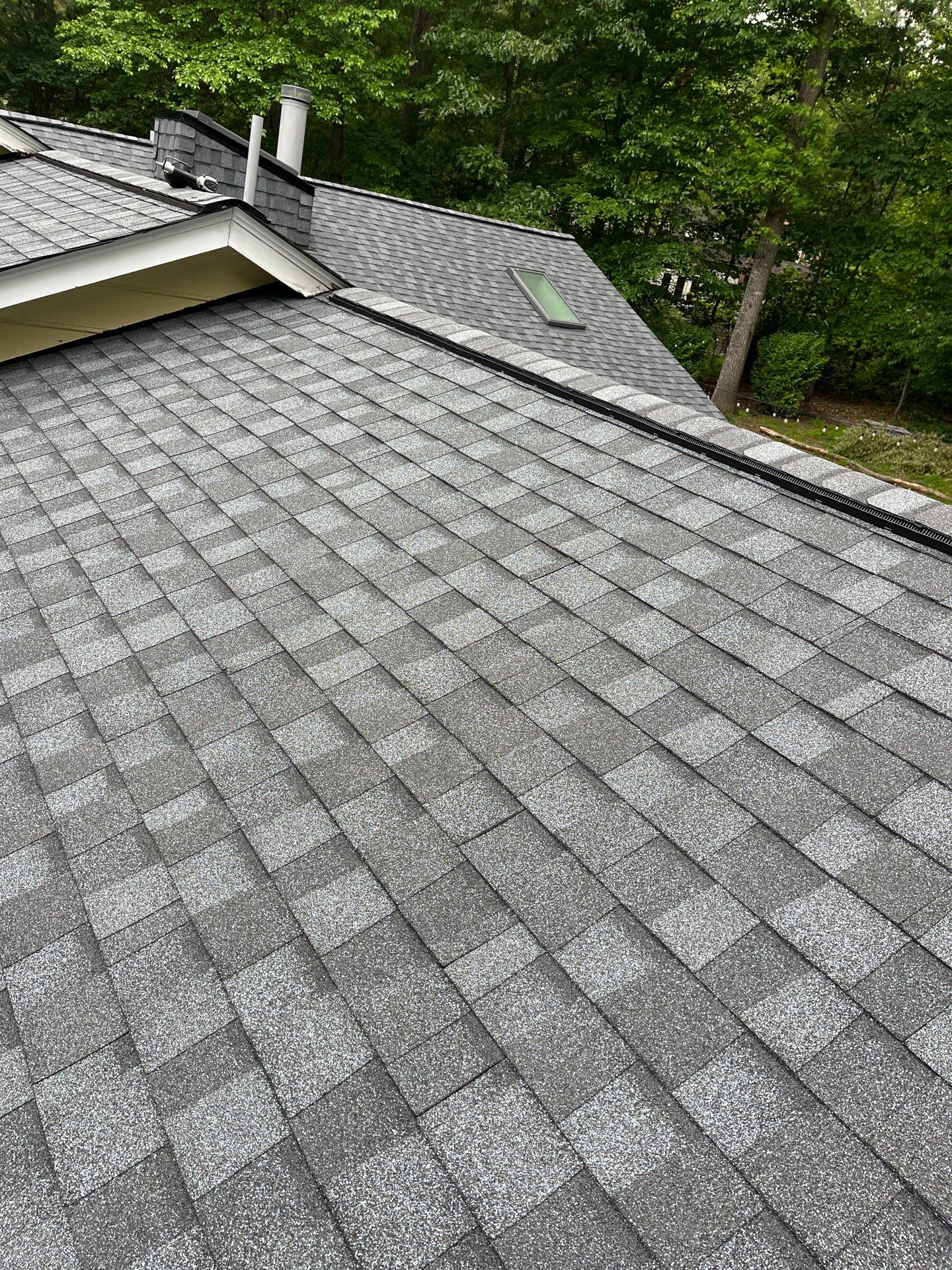 Oakton: Roof Replacement With CertainTeed Landmark Designer Shingles in Pewter by RM Banning, Inc.