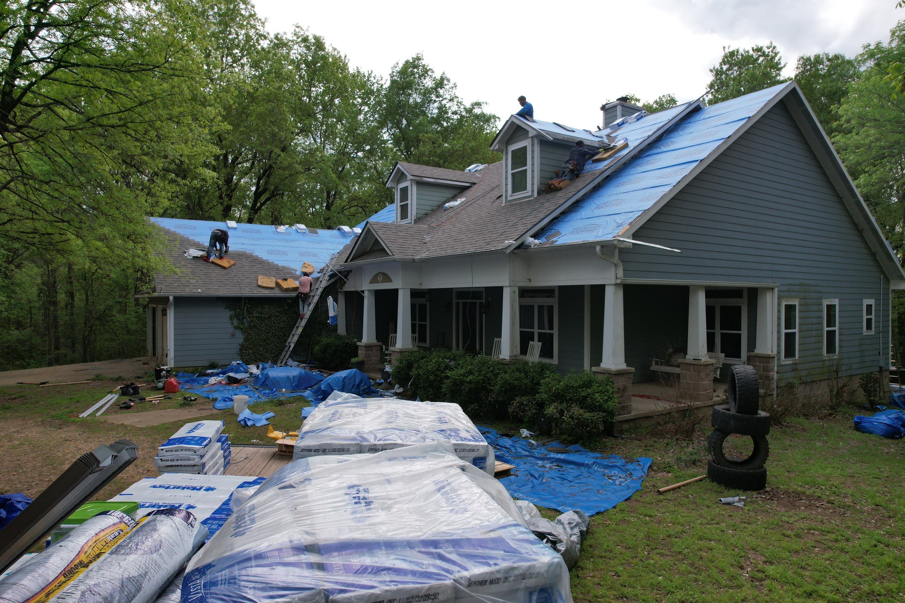 Residential Shingle Reroof using Malarkey Vista by Hostetler Roofing