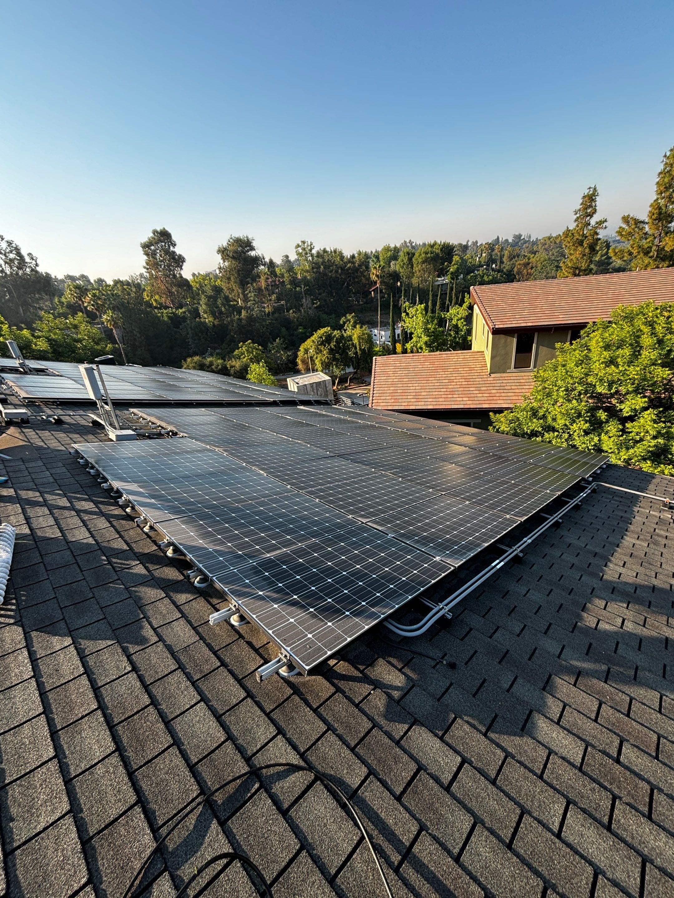 Commercial Solar Panel Cleaning for Chandler School in Pasadena Ca by Palm Coast Solar Cleaning