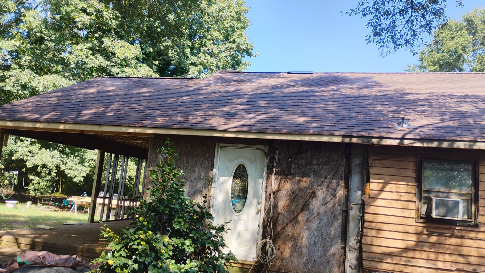 Syler roofing job by BROCK BUILDERS 