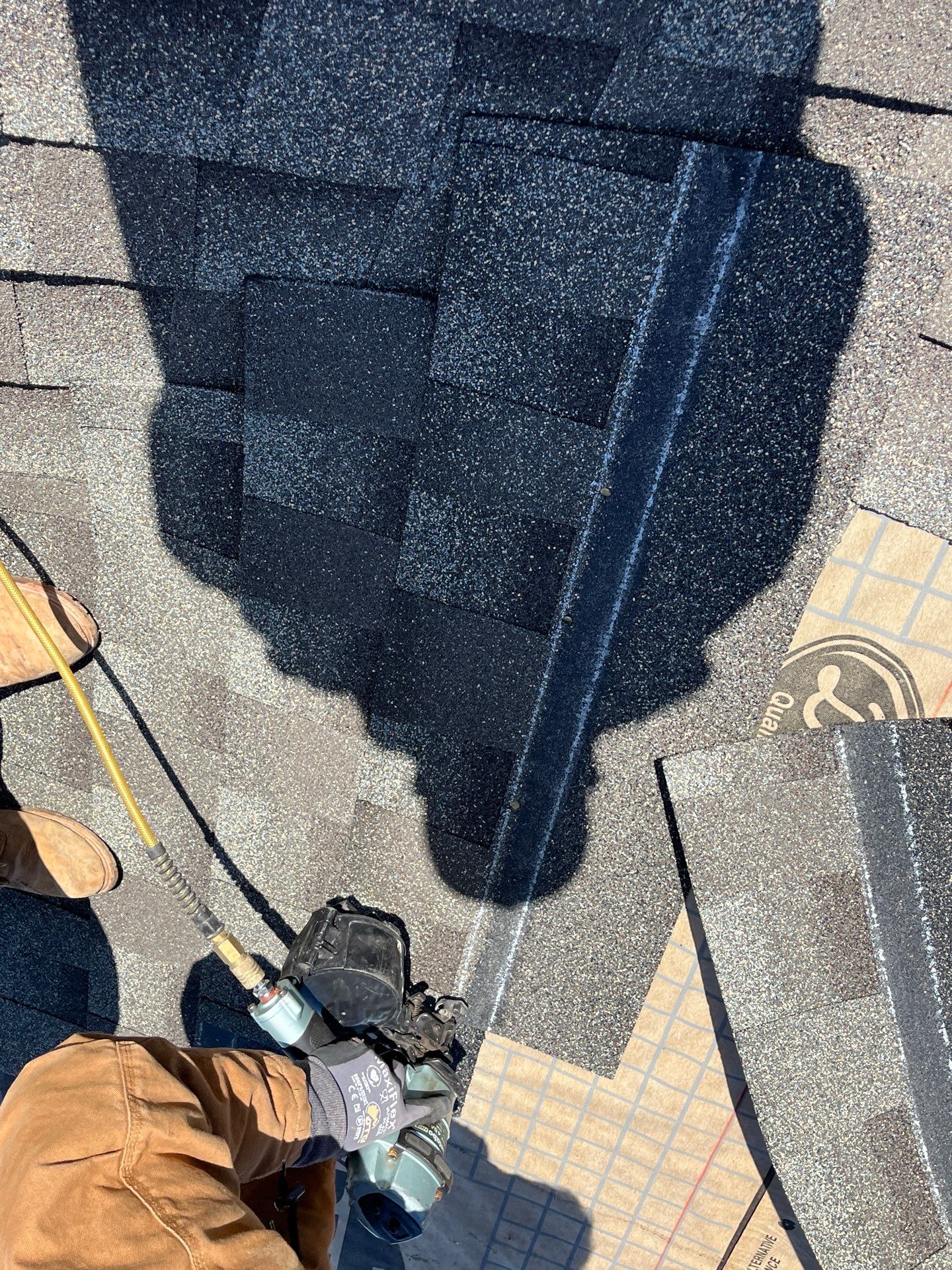 Residential Roofing Installation using CertainTeed Landmark Weathered Wood by Nitro Roofing and Construction