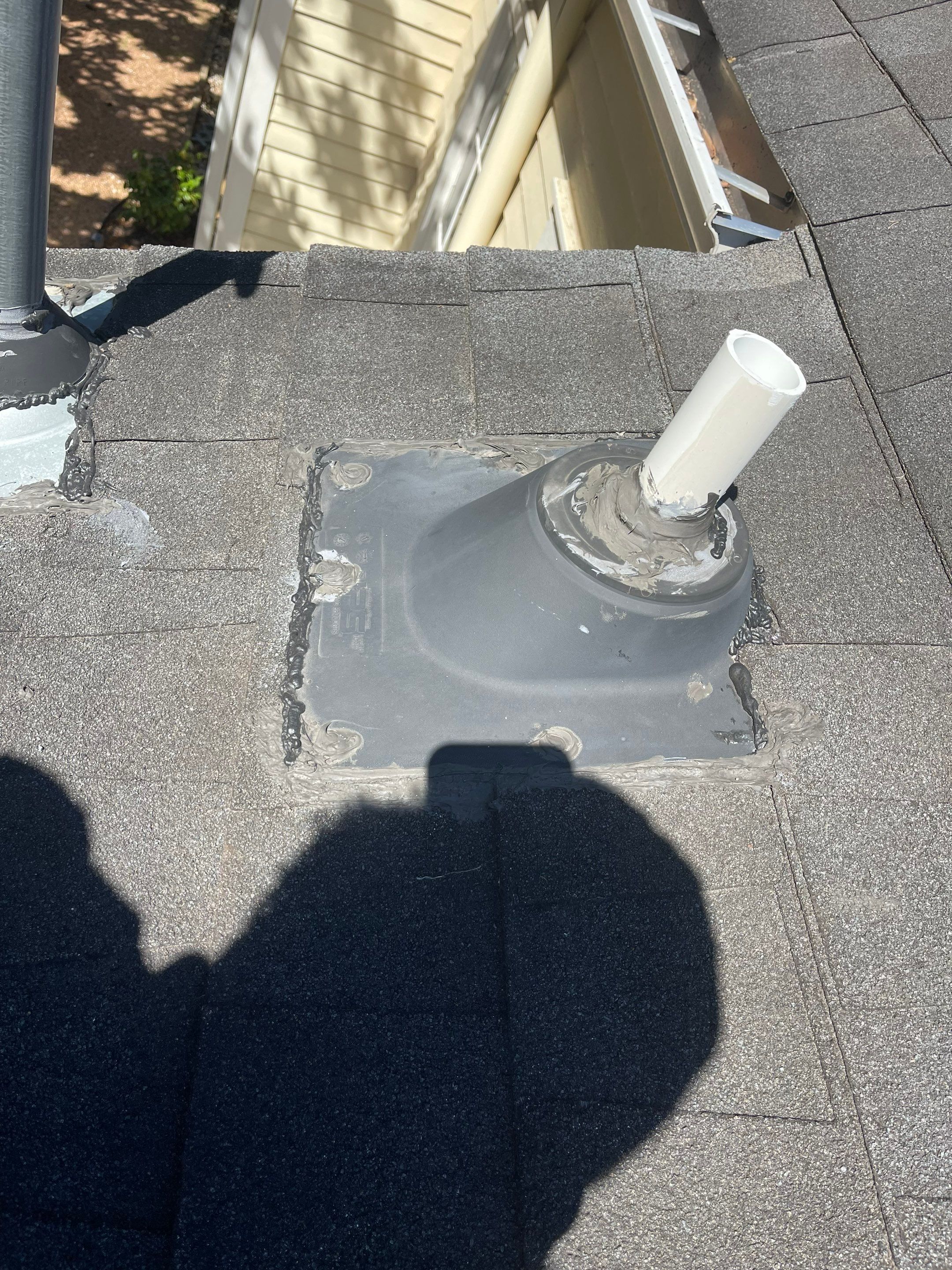 Pipe Jack Leak by Black Coast Roofing