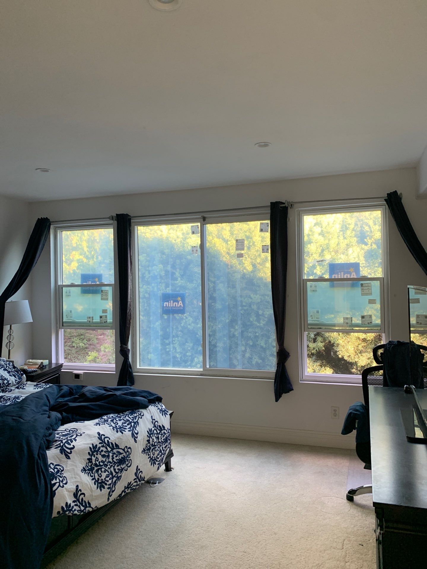 Window Installation using Anlin vinyl windows by American Window Company