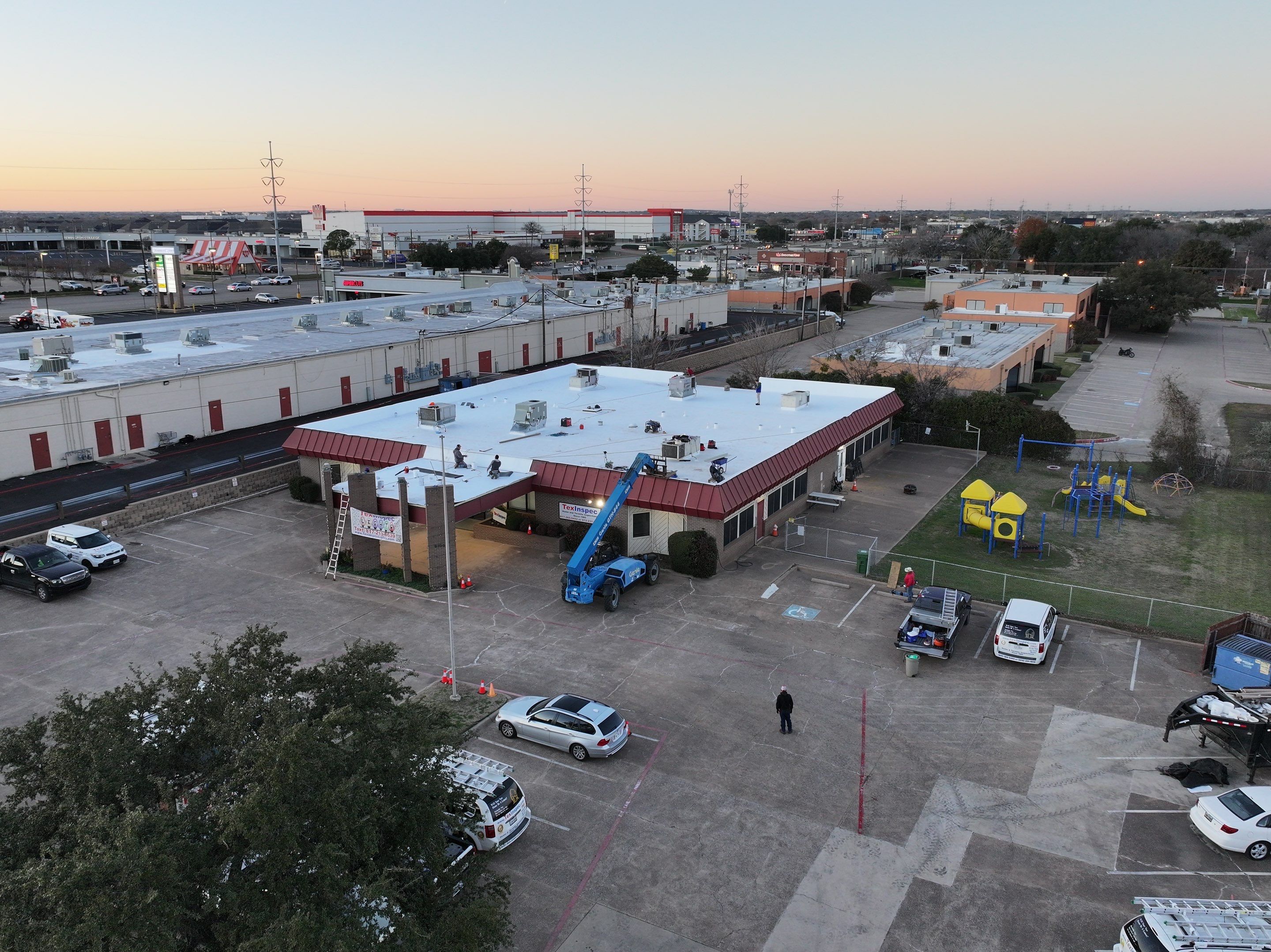 Commercial Roofing Installation using GAF Evergaurd TPO 60 Mil by Becker Roofing and Exteriors