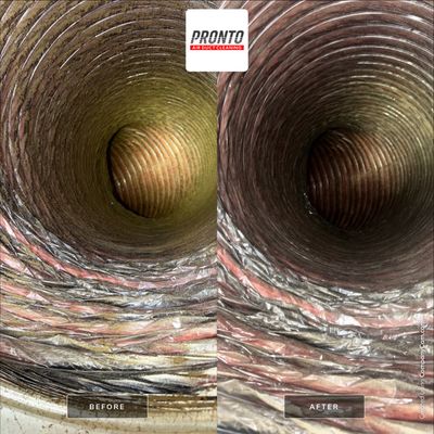 Air duct cleaning using Hypervac