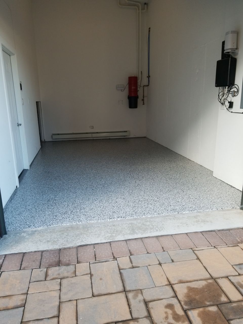 Garage Floor Coating in Penntek Domino by Spectrum Painting, LLC