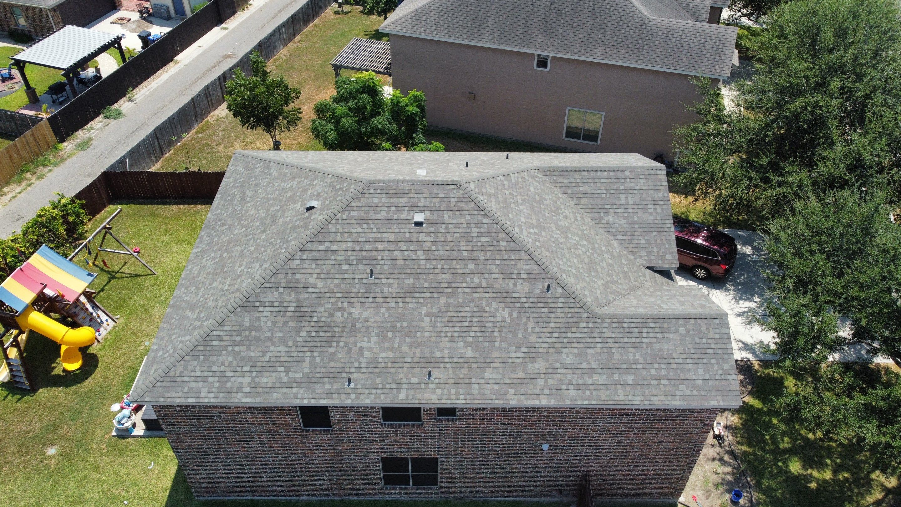 McAllen Roof Project  by Bison Roofing  