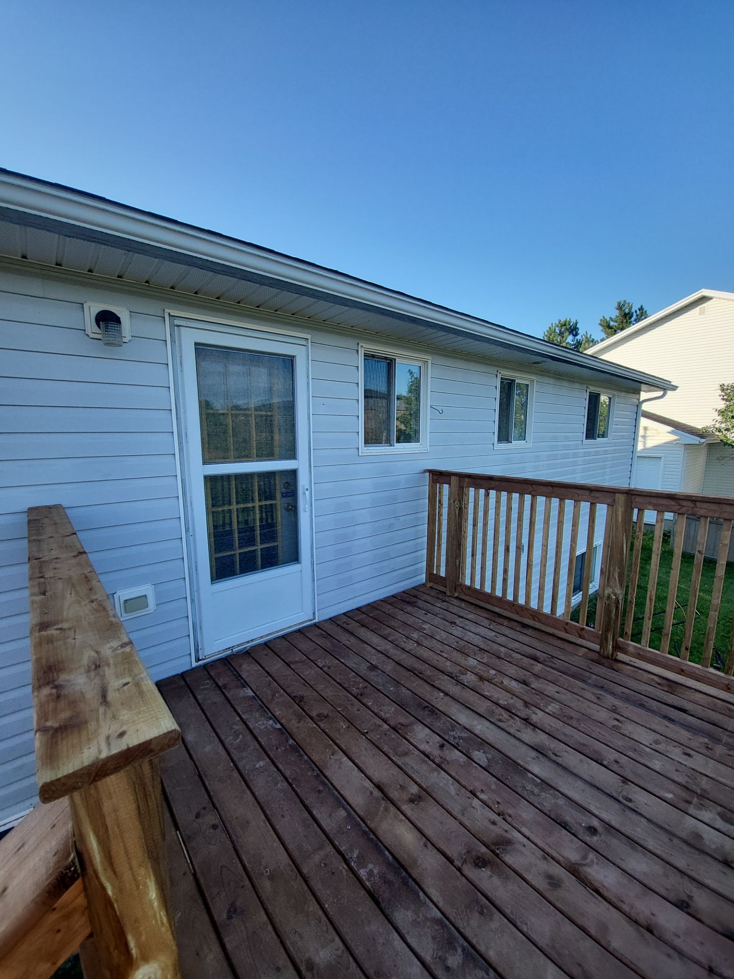Deck Installation using New wood decking by Bobby Built