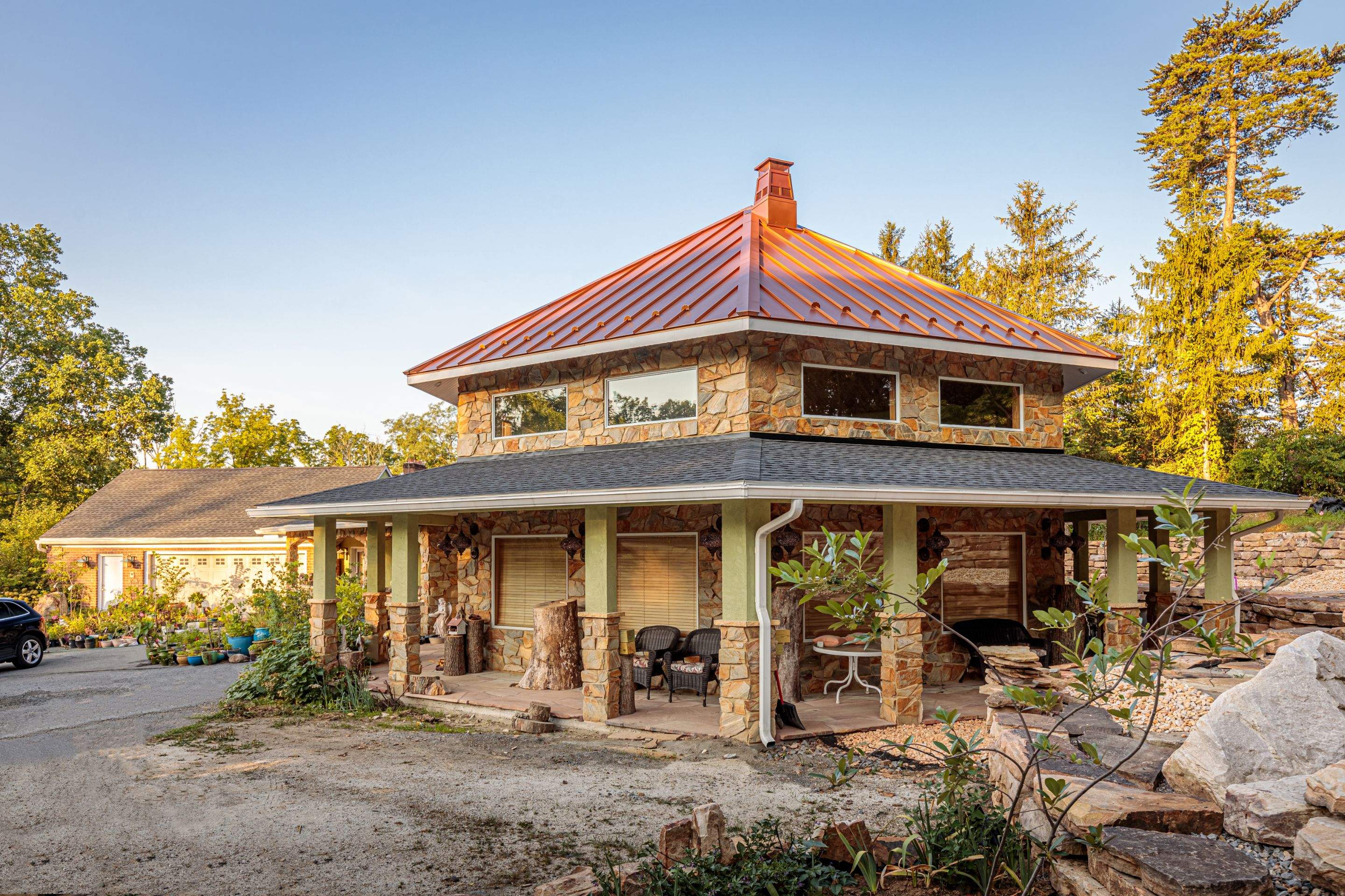 Metal Roof-copper penny by Esh Builders