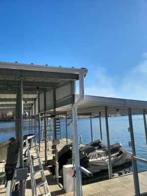 Gutter Installation - 5" Seemless Aluminum Gutters - Color White 