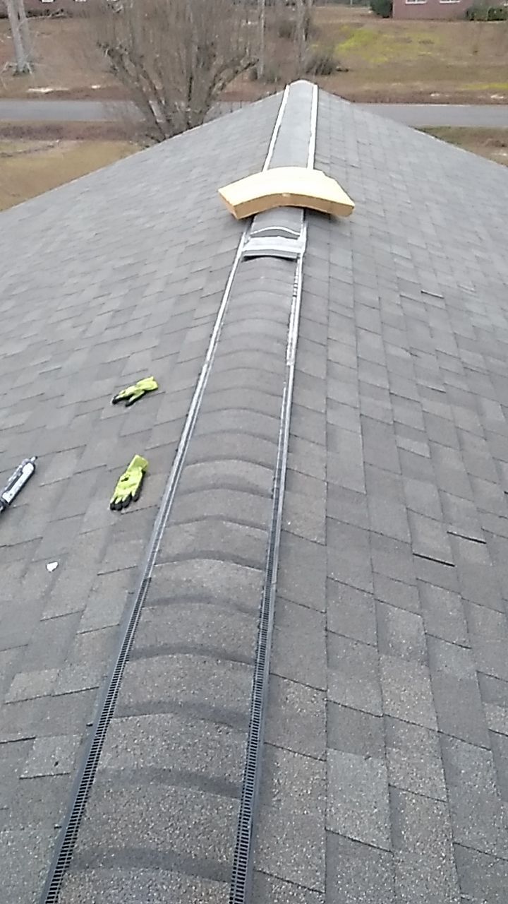 Residential Roofing Installation using Owens Corning Oakridge- Williamsburg Gray by Indigo State Roofing