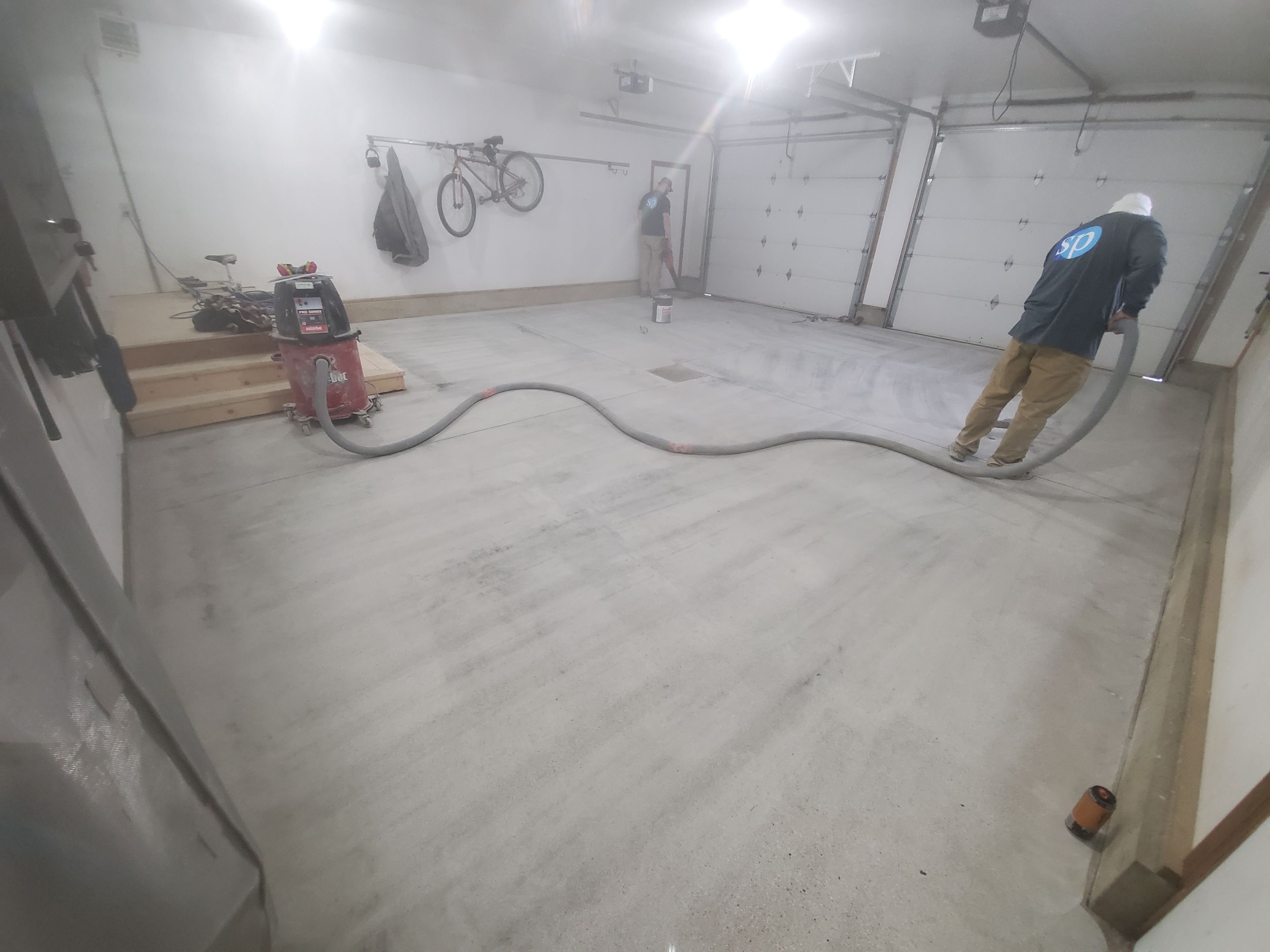 Garage using Mediterranean by Select Painting, Coatings & Garage Cabinets