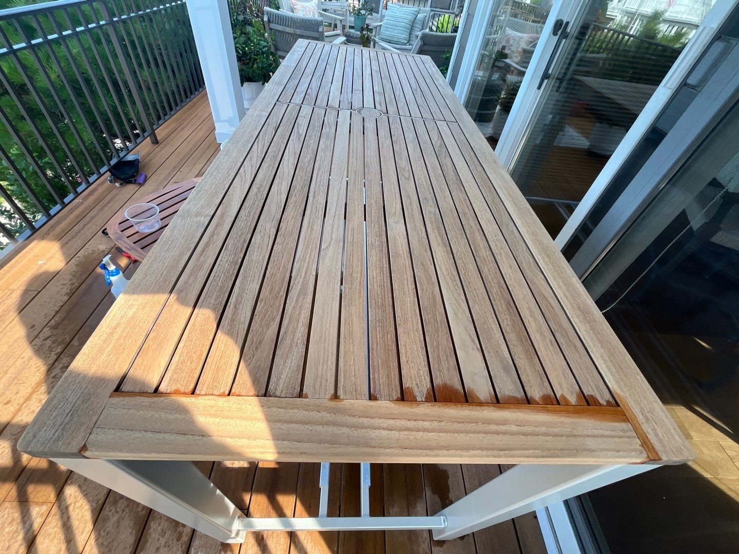 Teak Outdoor Furniture Restoration by Fresh Coat Works LLC