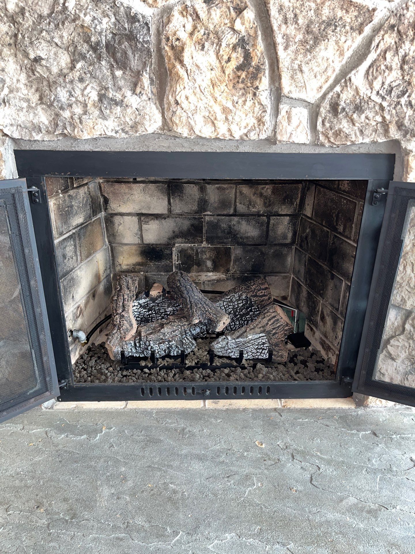 Gas Logs in Hampton by Premier Chimney and Roofing