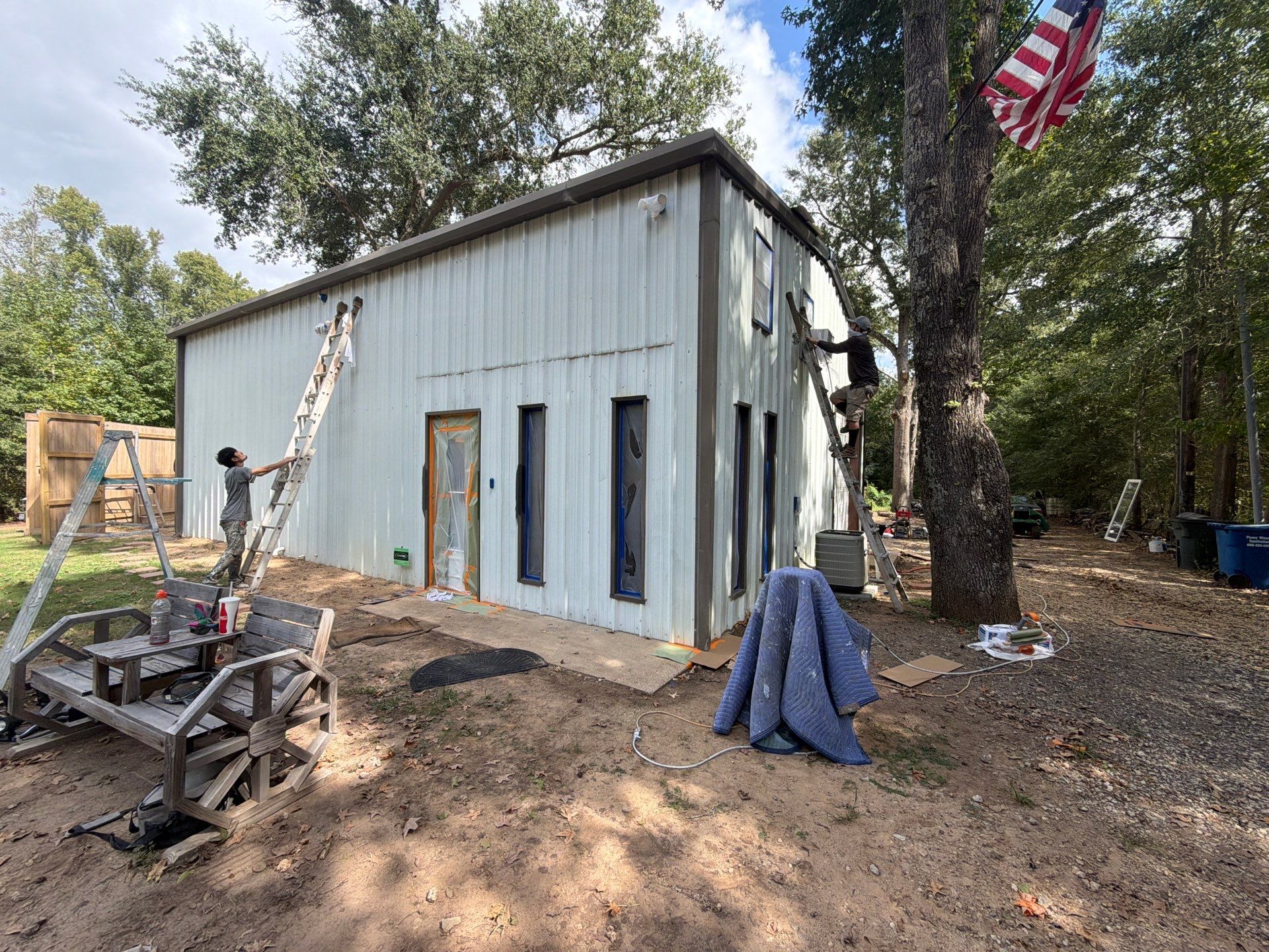 From Dingy Off-White to Bold & Modern! | Ben Wheeler, TX Exterior Repaint Quality Coats Painting by Quality Coats Painting