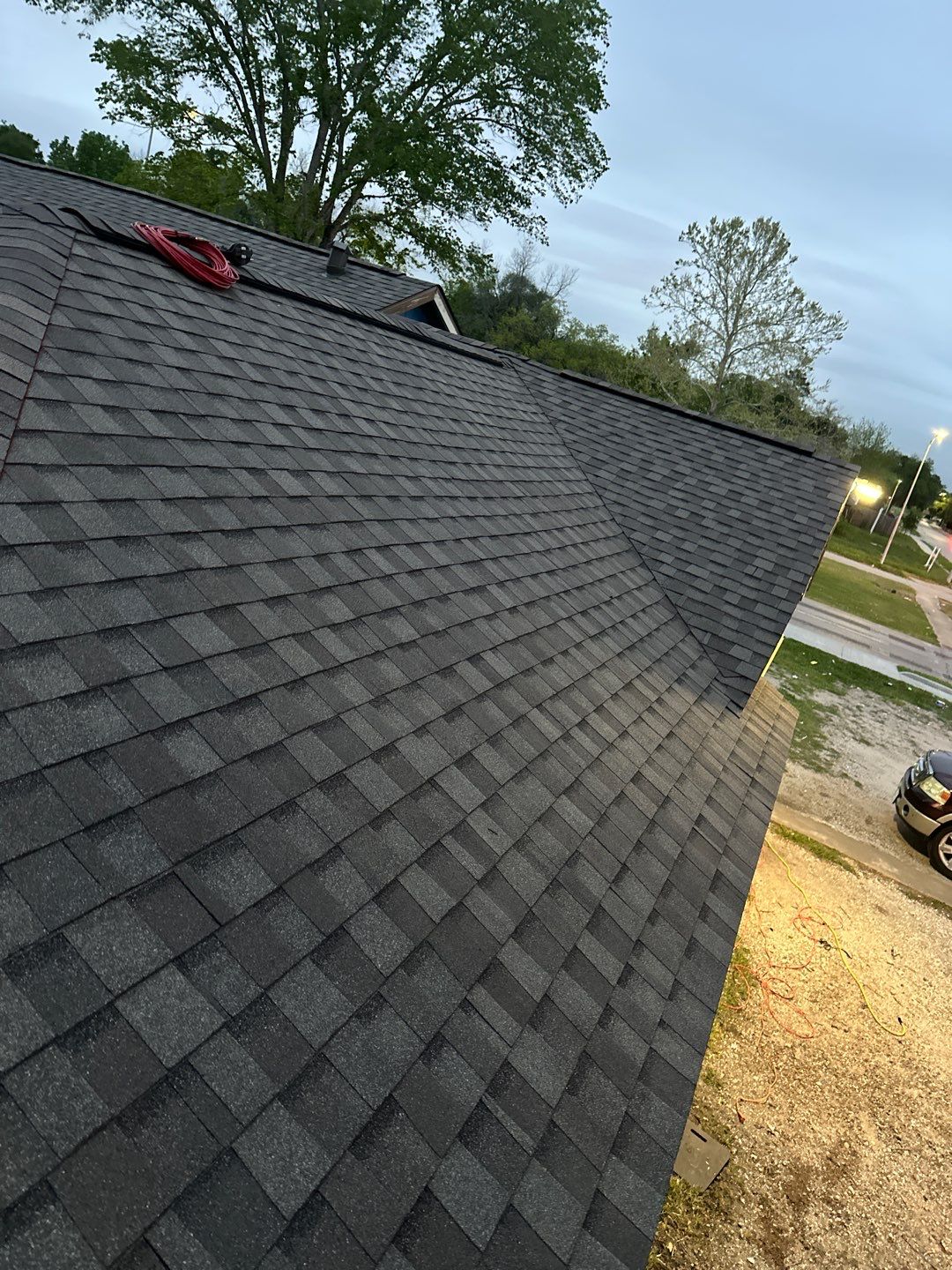Residential Roofing Installation using Owen's Corning Duration (Lifetime) Shingles by Roof Repair Company