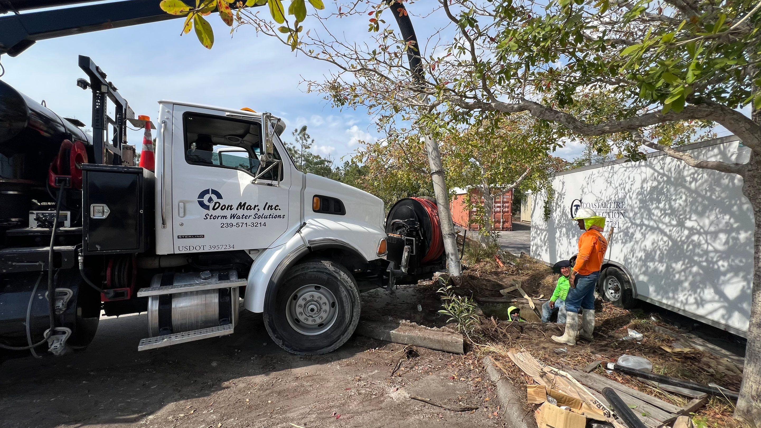 Redevelopment Project Stormwater System Cleaning by Don Mar, Inc. Storm Water Solutions