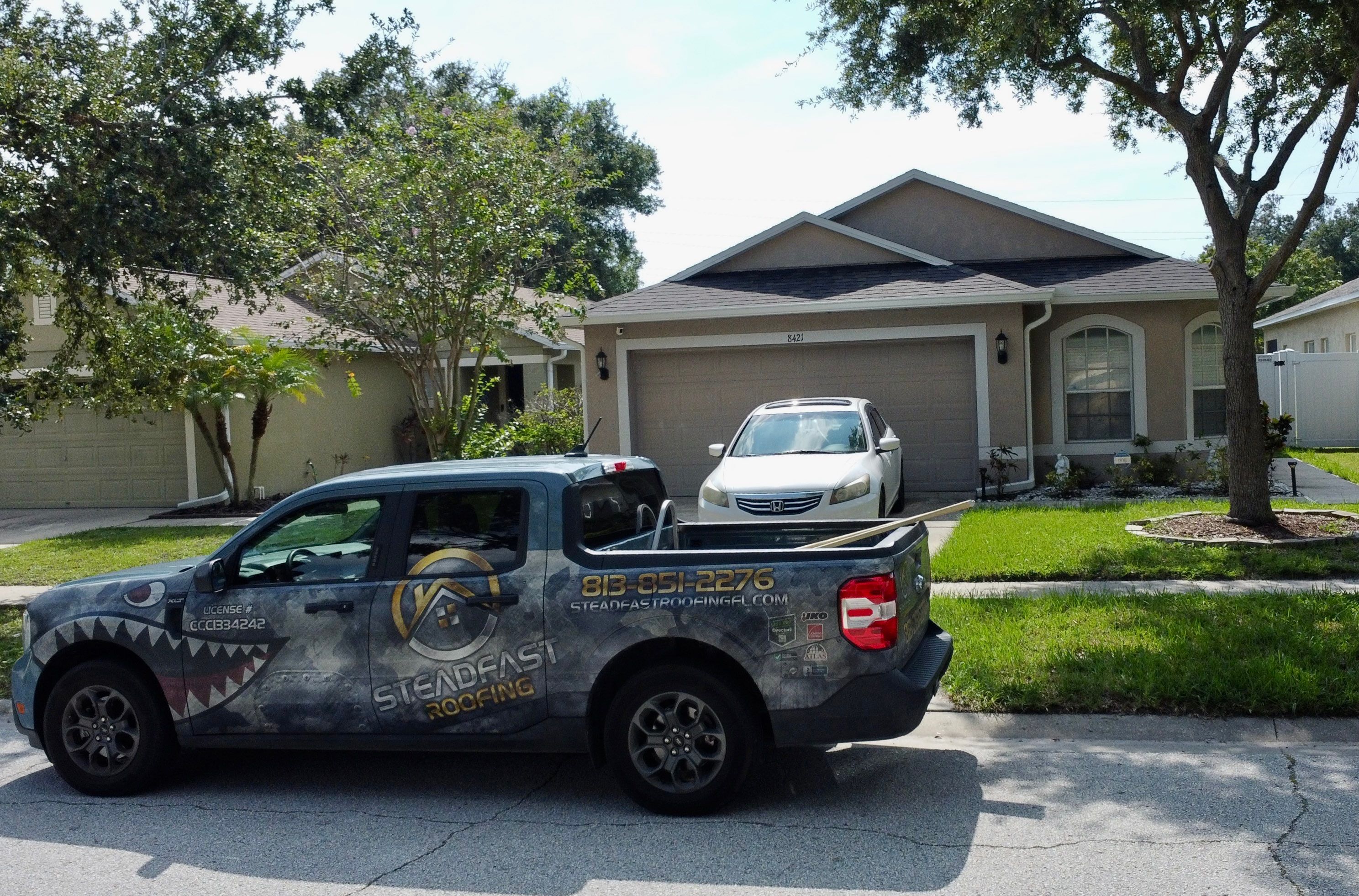 Roof Replacement in Riverview, FL. by Steadfast Roofing