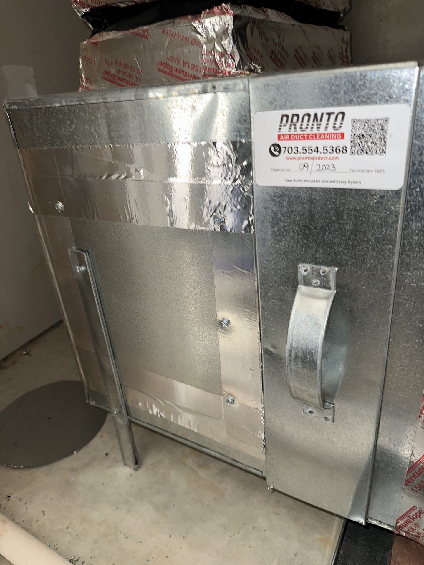 Air duct cleaning using Hypervac by Pronto Air Duct Cleaning