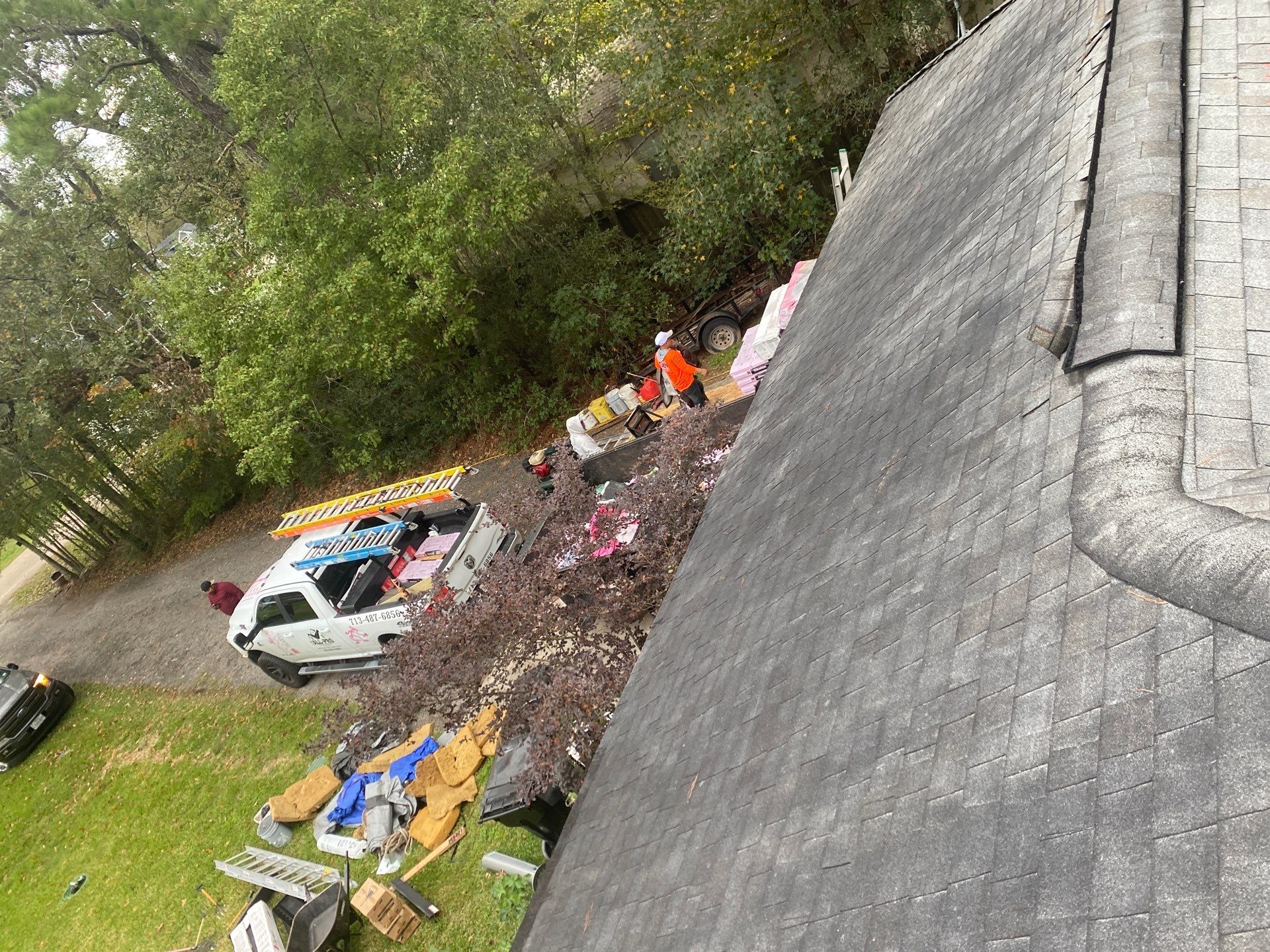 Residential Roofing Installation using Owen's Corning Duration (Lifetime) Shingles by Roof Repair Company