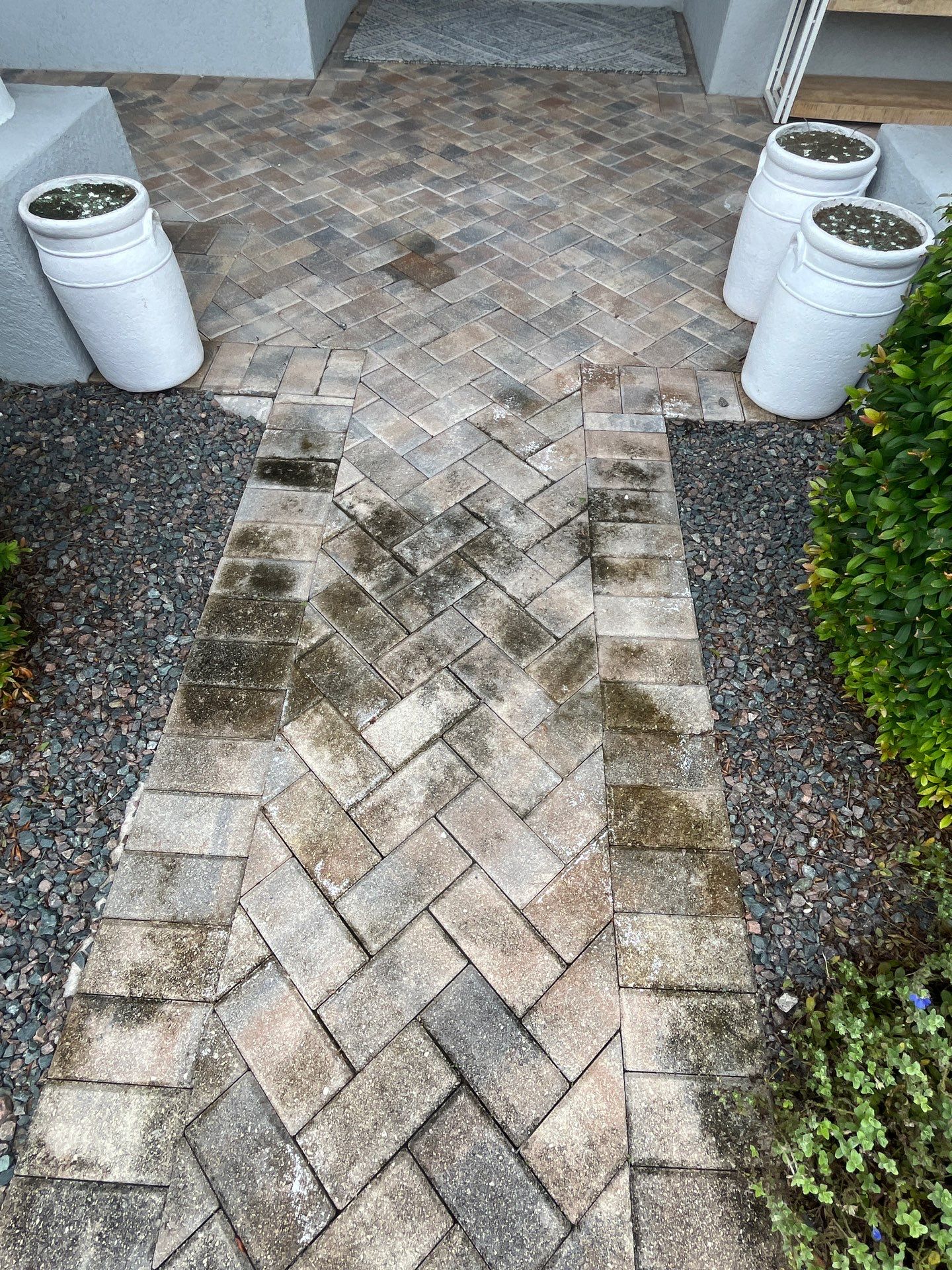 Residential Paver Sealing for Driveway and Pool Deck in La Paloma Sun City Center by Supreme Paver Experts
