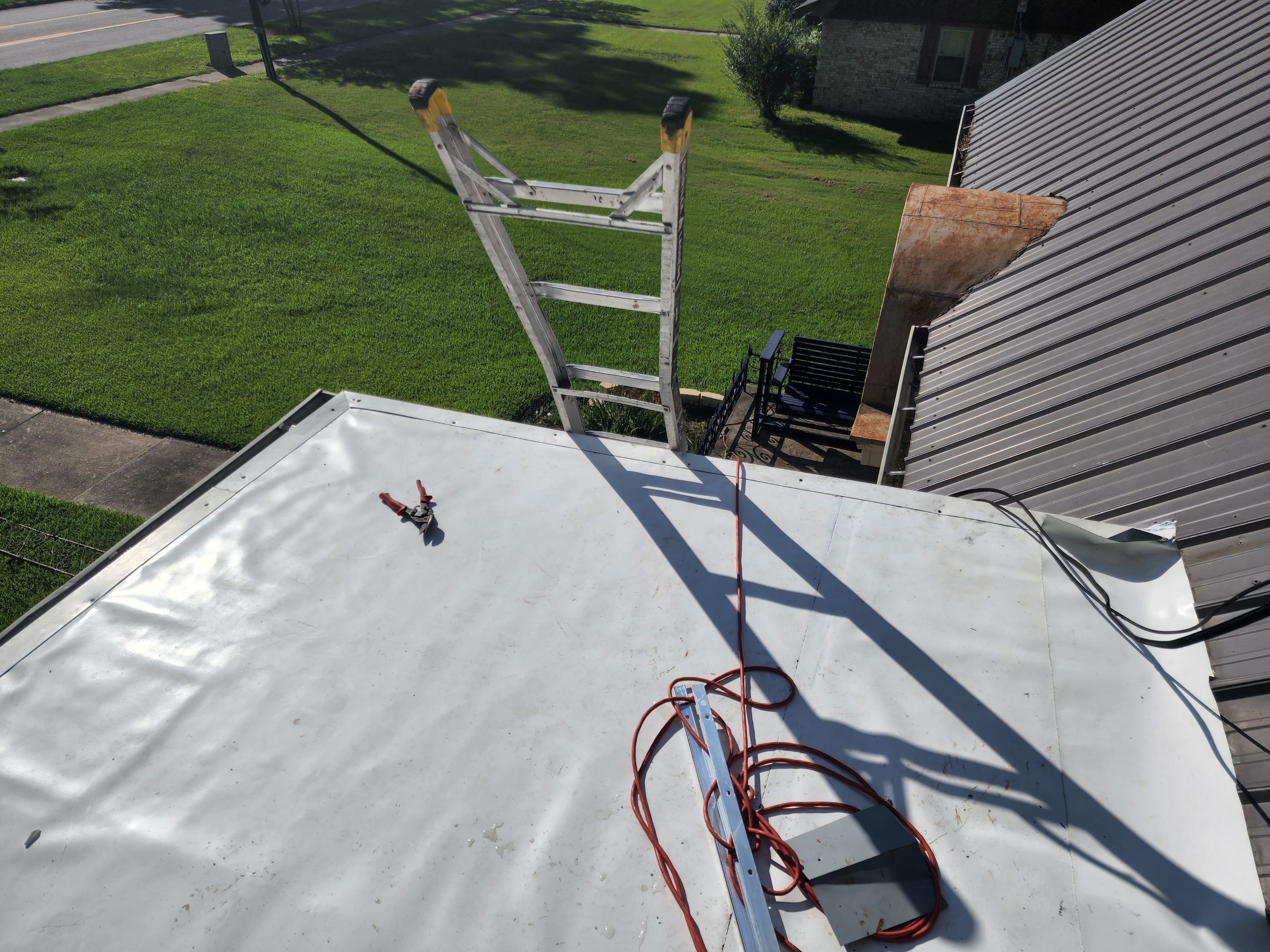 Residential PVC Installation in Prescott, Arkansas by Hostetler Roofing