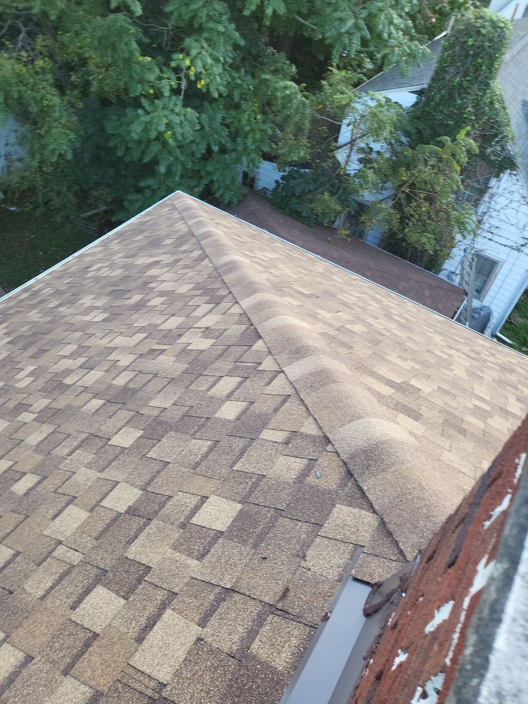 ATLAS PINNACLE COLOR: MORNING HARVEST DRIP EDGE: MUSKET BROWN by Eagle Eye Roofing